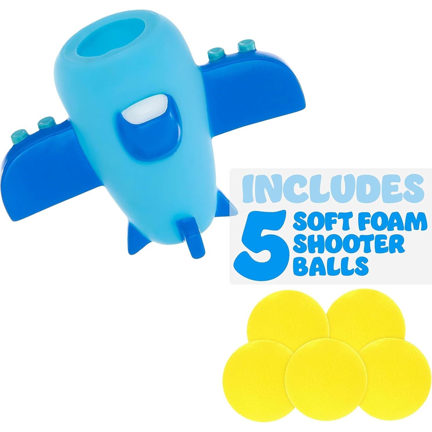 Lanzador de Pelotas de Espuma Expressions - Juguete de Avión