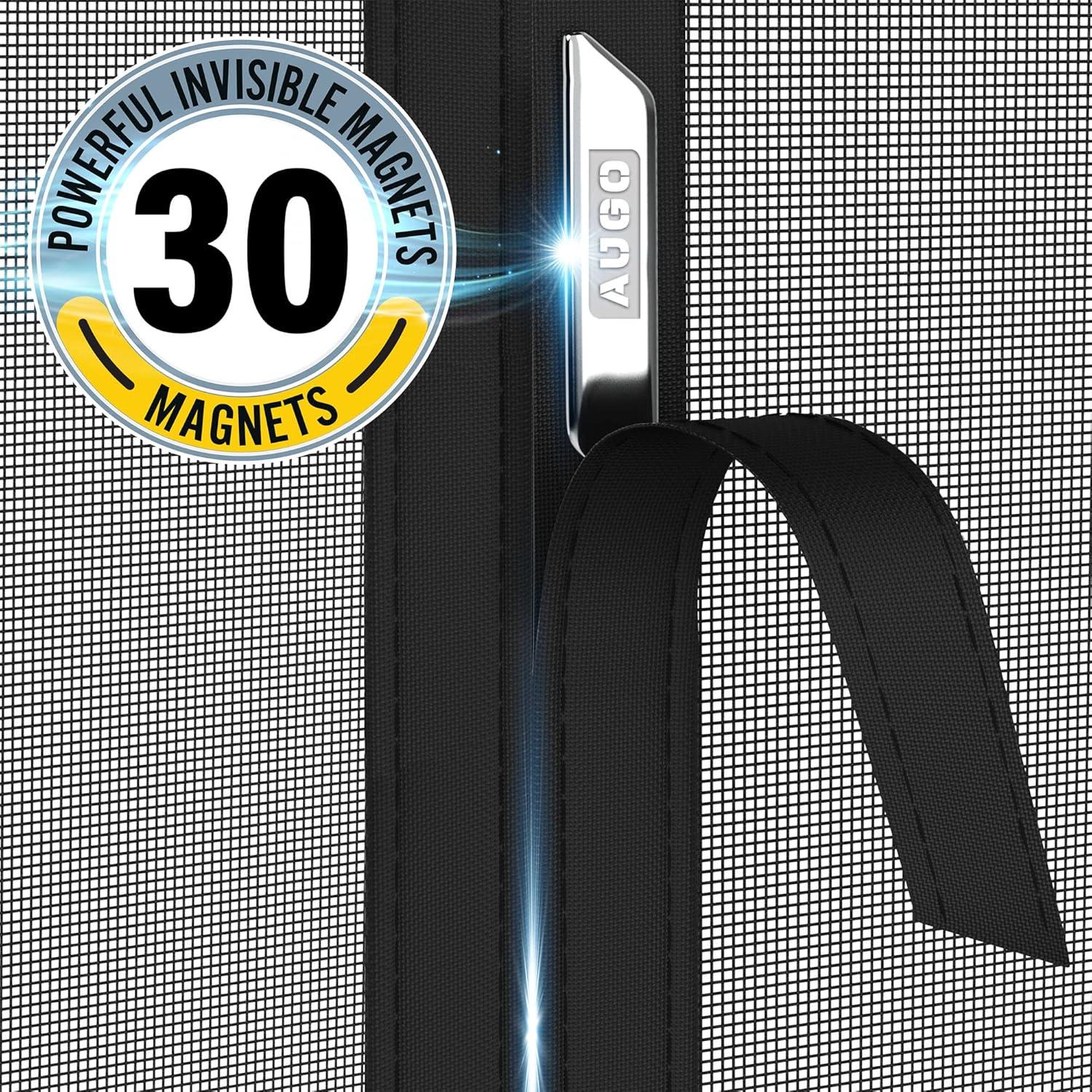 Puerta de Pantalla Magnética AUGO 86x206 cm Resistente