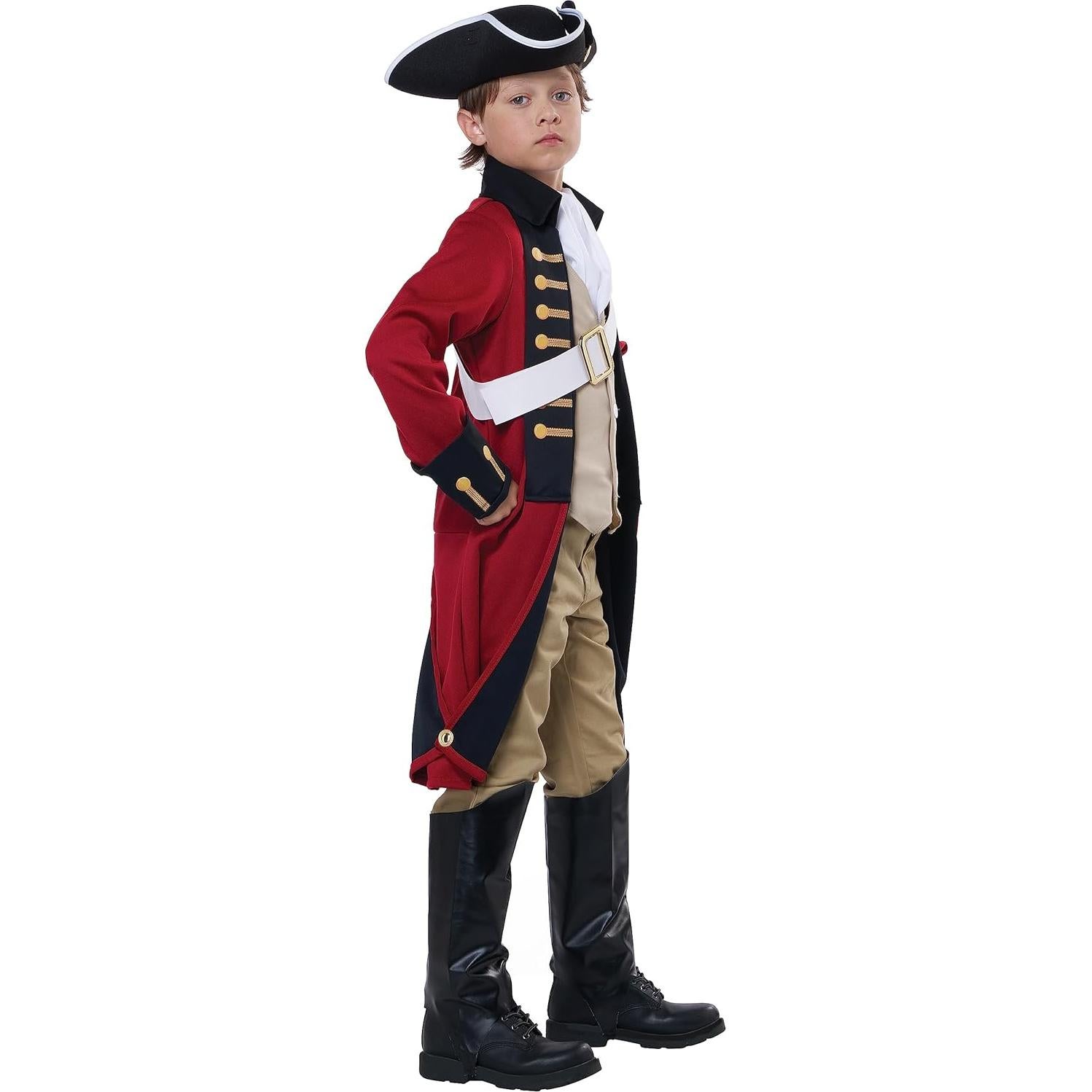 Disfraz Redcoat Británico para Niños California Costumes M 8-10