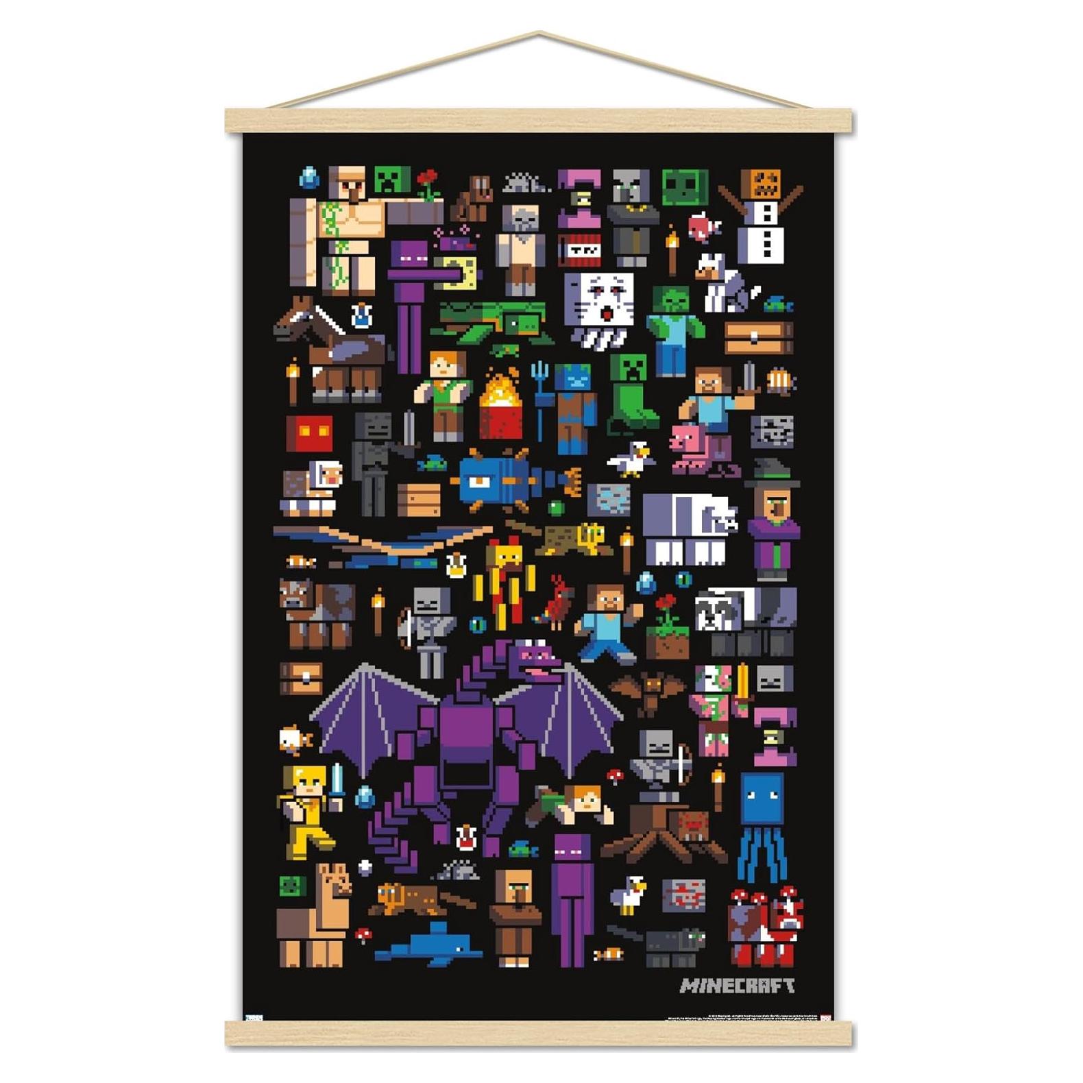 Cartel de Pared Trends International Minecraft Mobbery 56.8x86.4cm