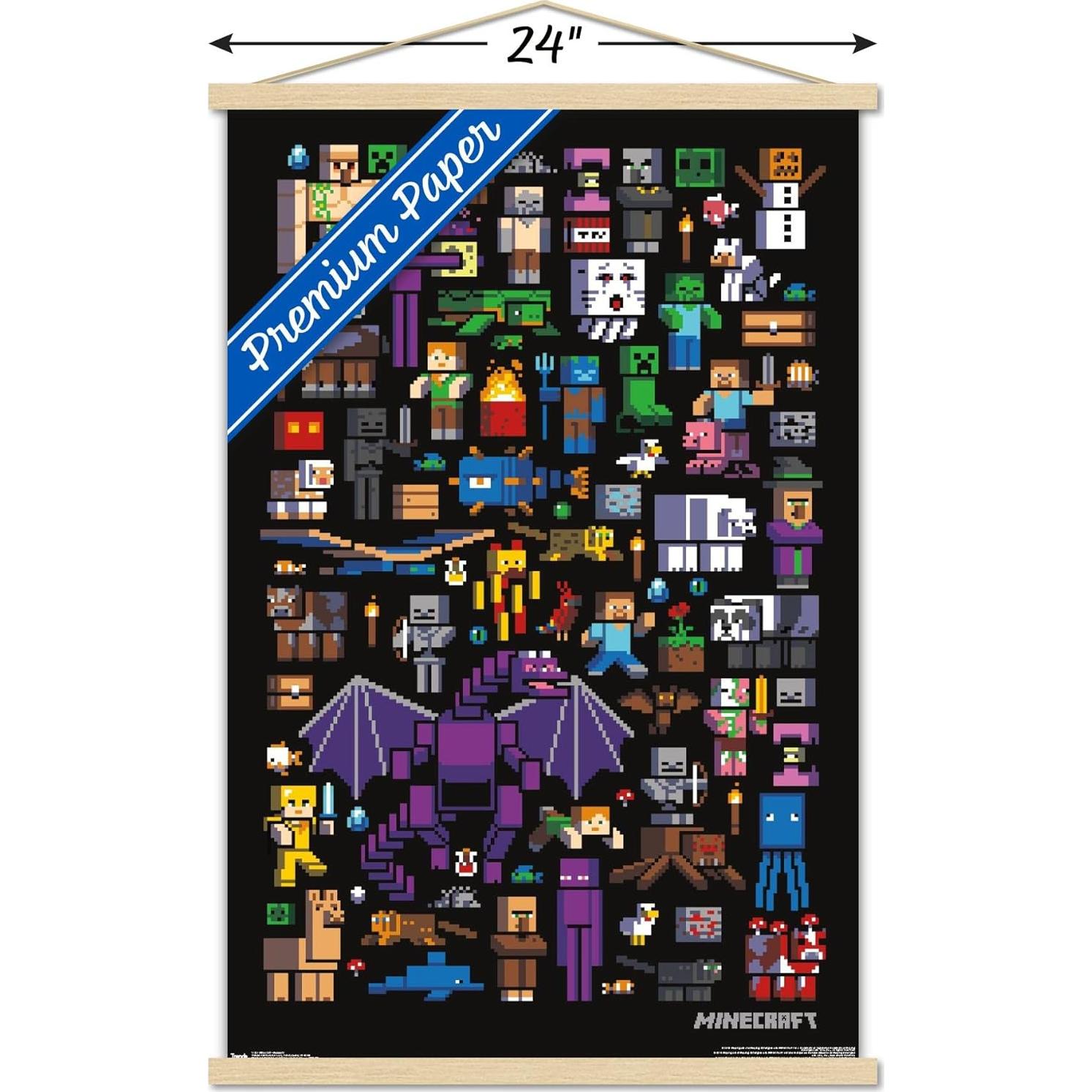 Cartel de Pared Trends International Minecraft Mobbery 56.8x86.4cm