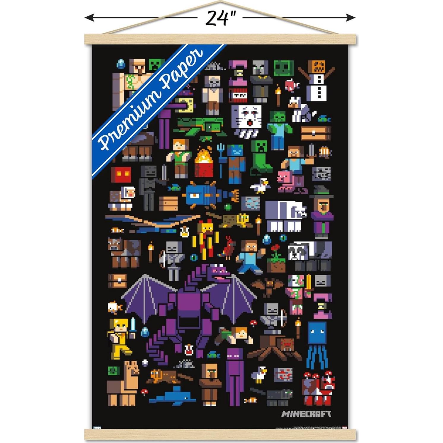 Cartel de Pared Trends International Minecraft Mobbery 56.8x86.4cm