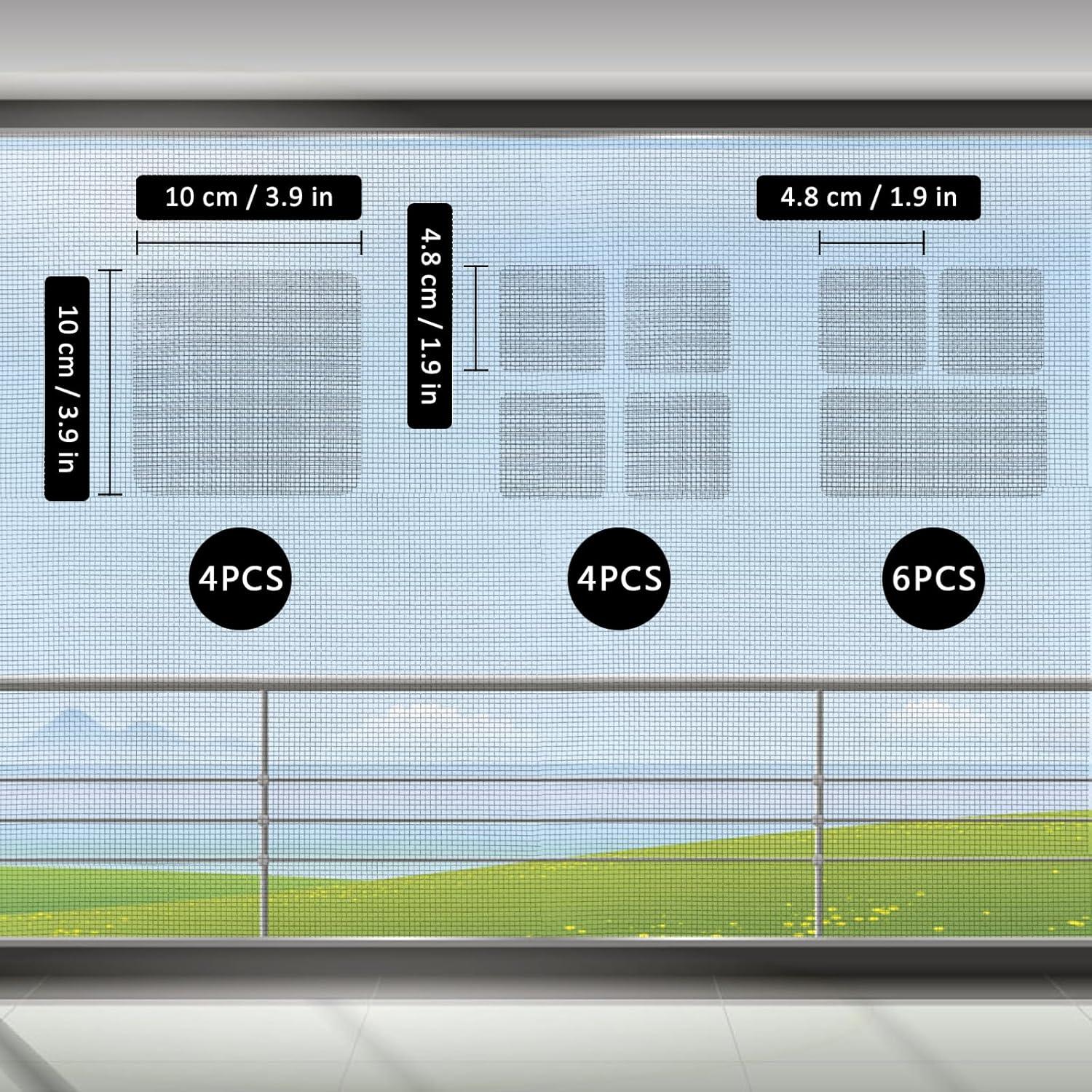 Kit de reparación de pantallas Secopad 14 hojas gris/negro