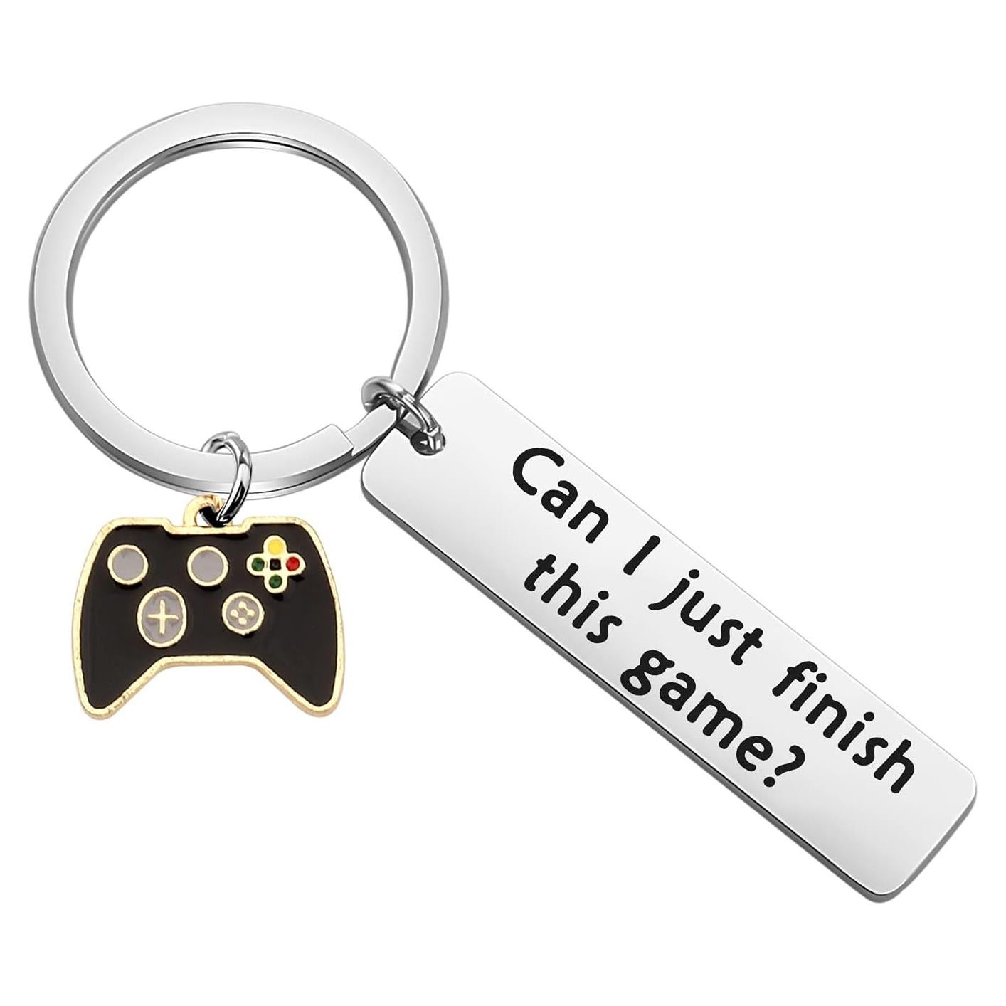 Llavero de Juego TGBJE Acero Inoxidable Grabado a Mano