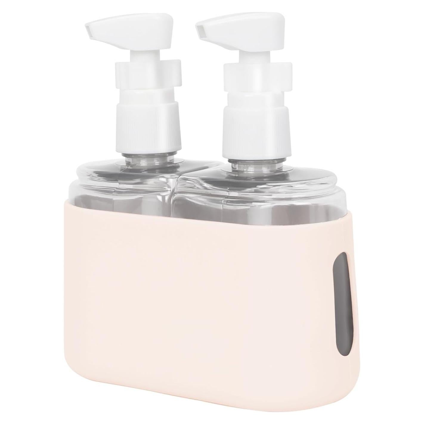 Botellas de Viaje Songaa 2 en 1 a Prueba de Fugas Beige