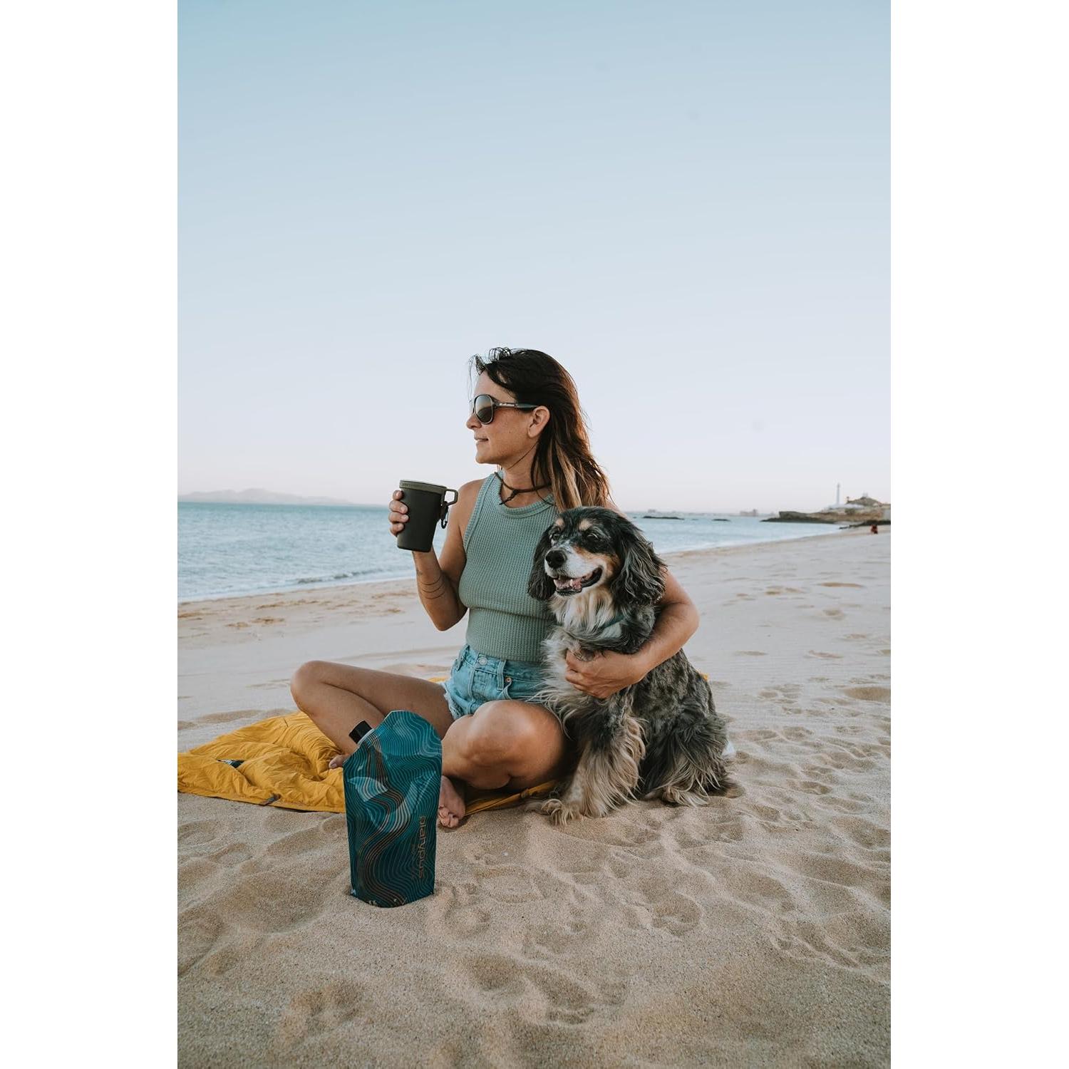 Botella de Vino Flexible Platypus PlatyPreserve 800ml Azul