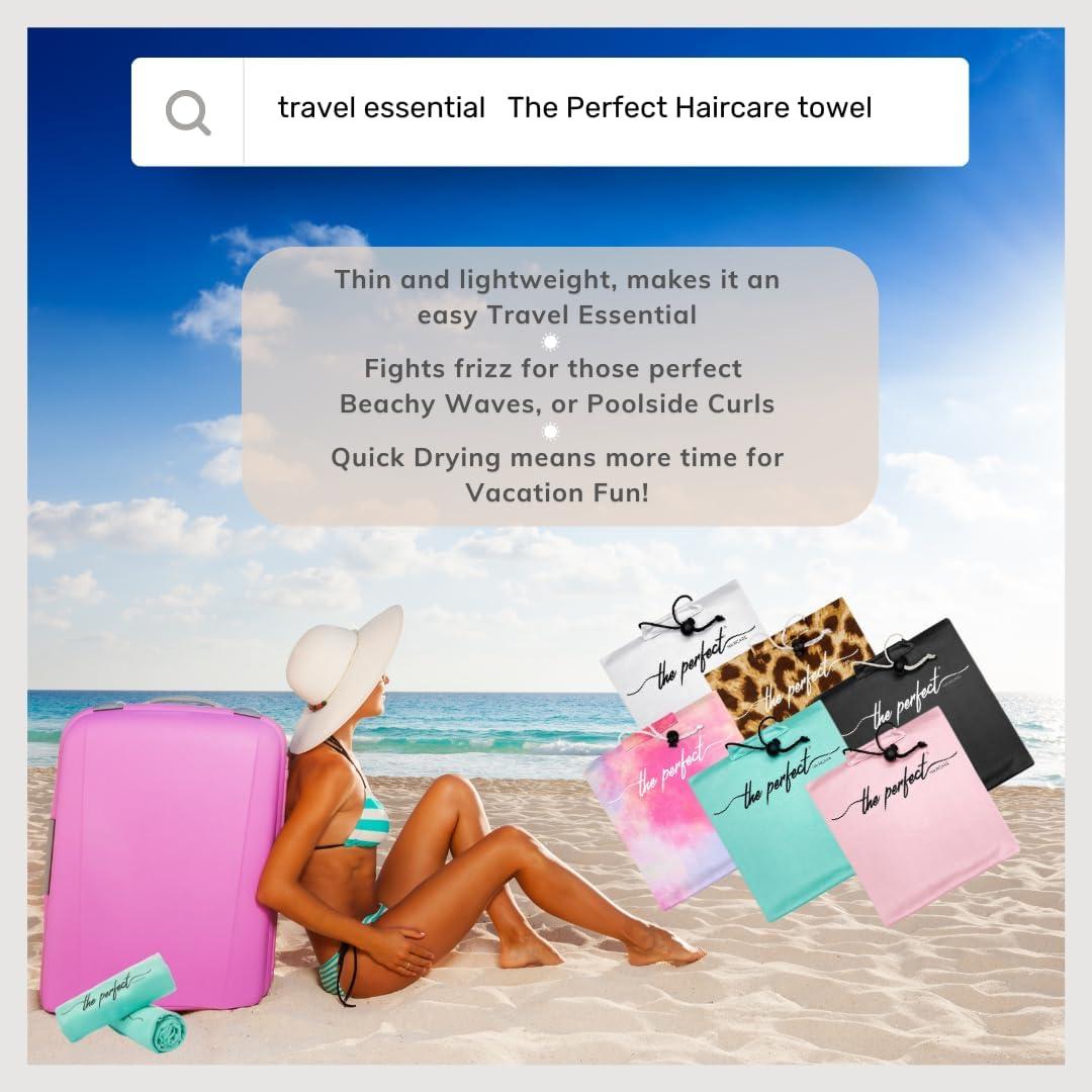 Toalla de Microfibra para Cabello EL CUIDADO PERFECTO - Aguamarina