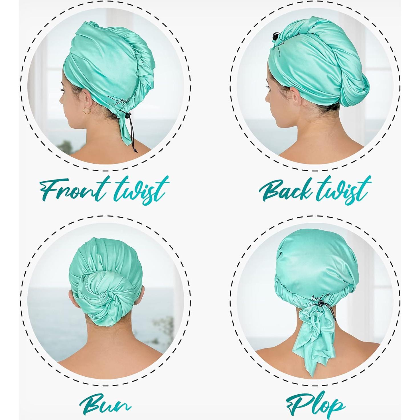 Toalla de Microfibra para Cabello EL CUIDADO PERFECTO - Aguamarina