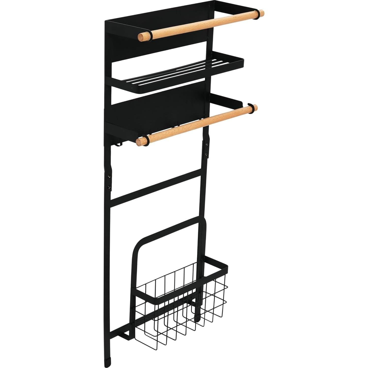 Organizador Magnético de Metal Household Essentials Negro