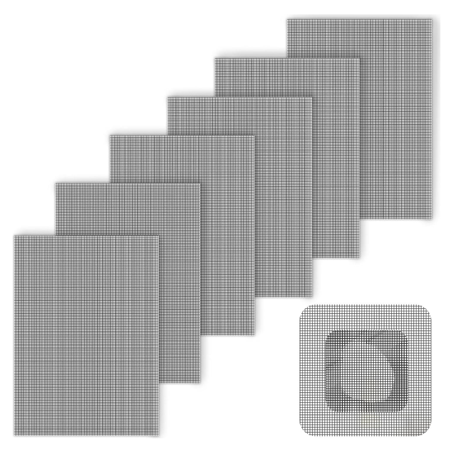 Parche de Reparación de Pantalla Matenf 18x13cm Negro 6 Piezas