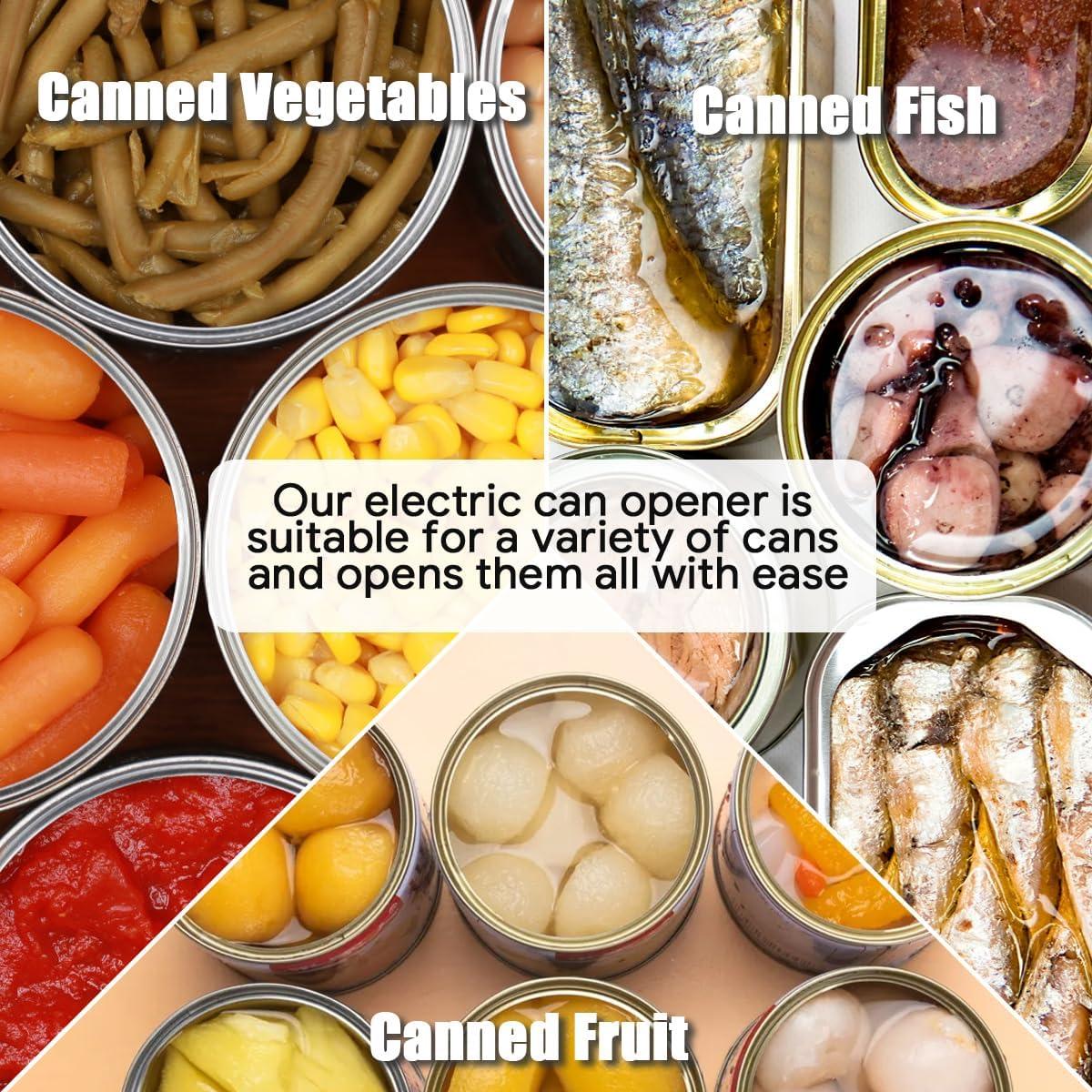 Abrelatas Eléctrico Automático AQUOX Púrpura 198g