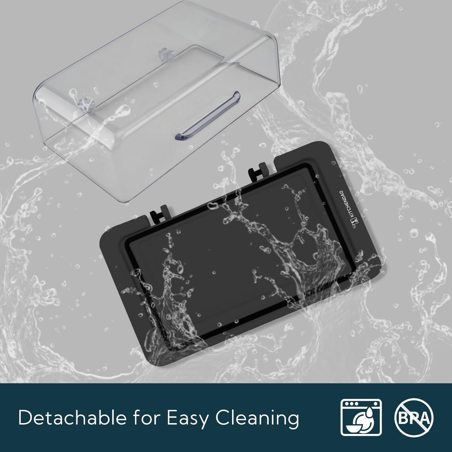 Plato de Mantequilla Hermético KITCHENDAO con Tapa Abatible