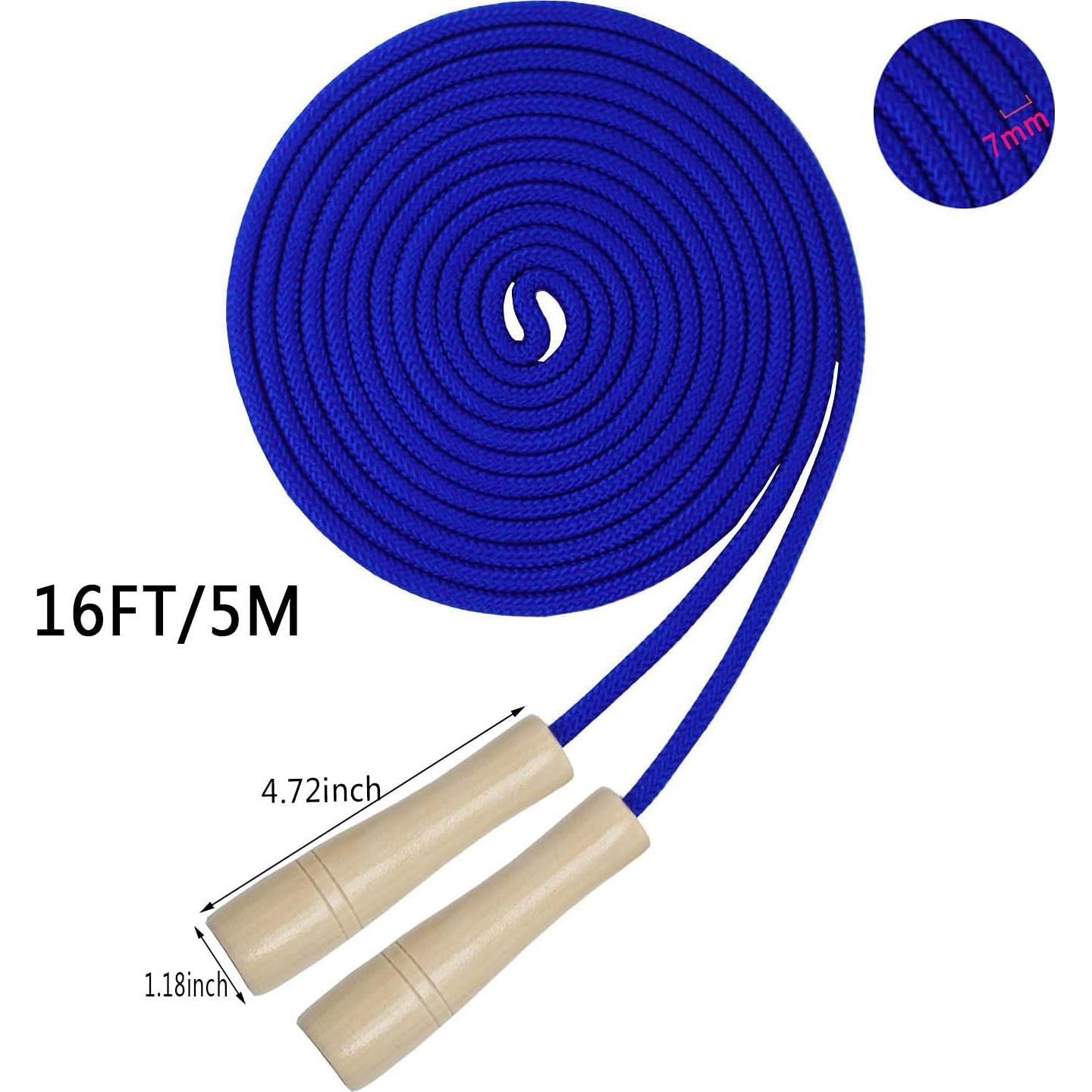 Cuerda de Salto Doble Dutch AUMCDIK 4.88m Ajustable para 5-6 Saltadores