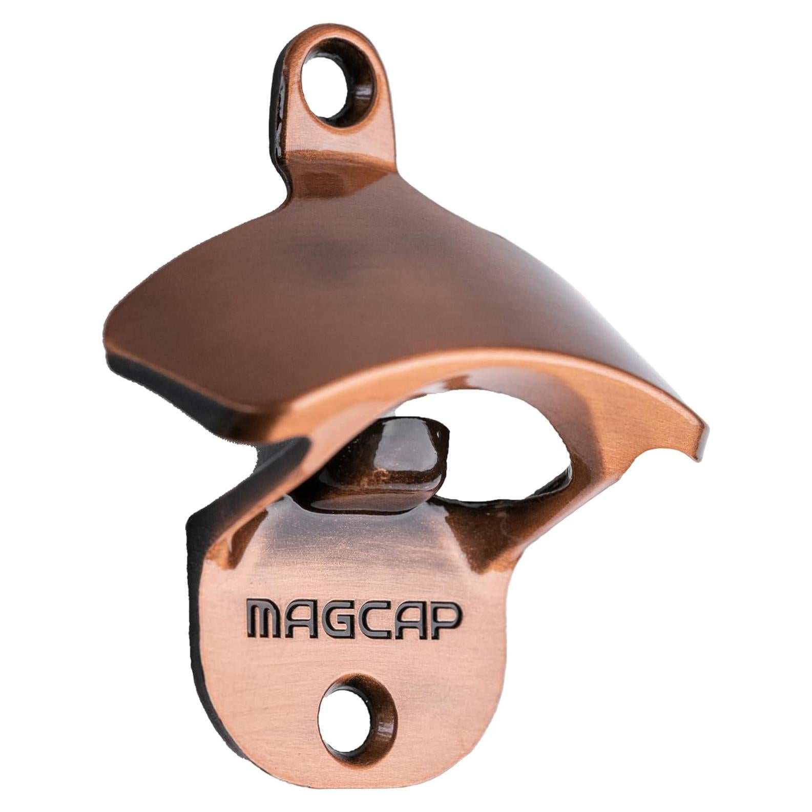 Abrebotellas Magnético Montado en Pared MAGCAP Cobre Antiguo