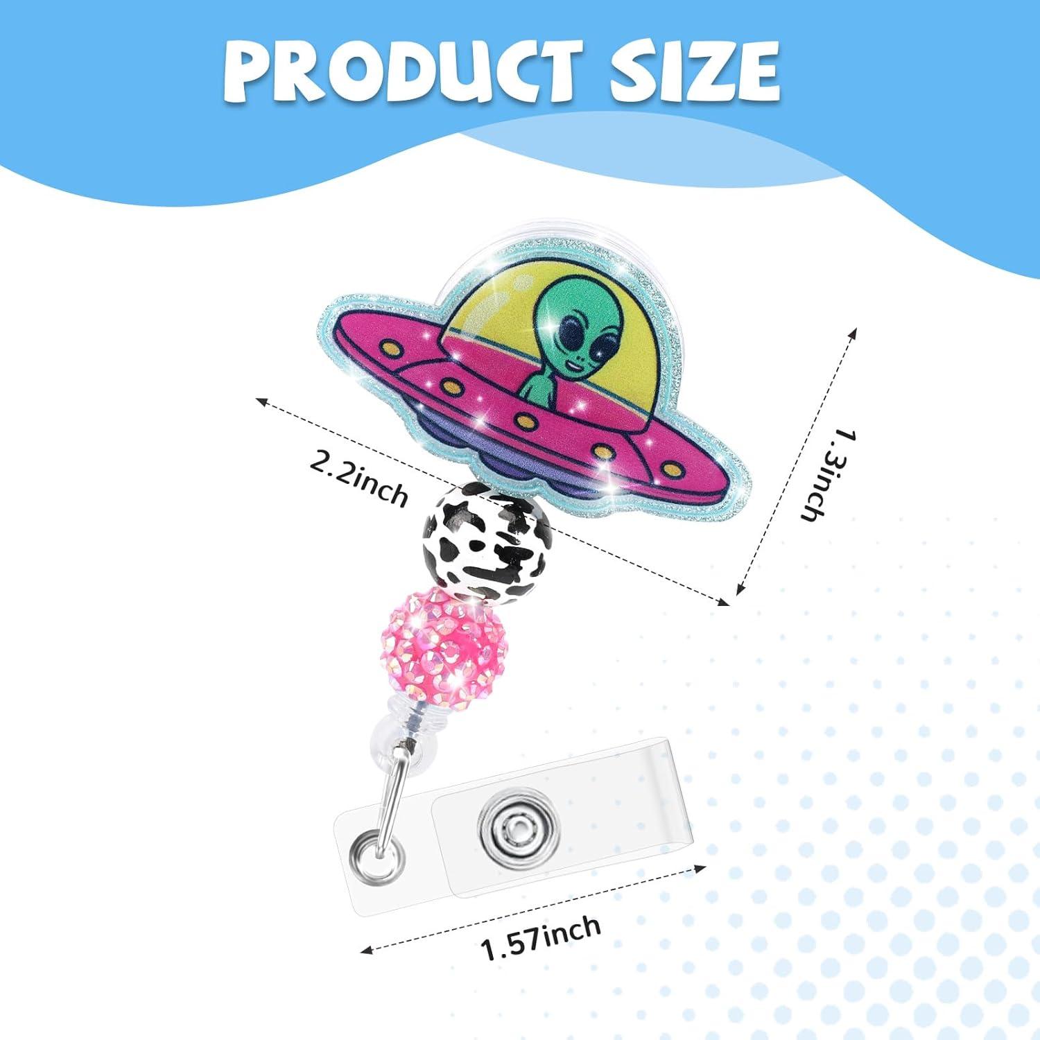 Soporte Retráctil para Insignias Namifin Alien 4.54g Clip Giratorio