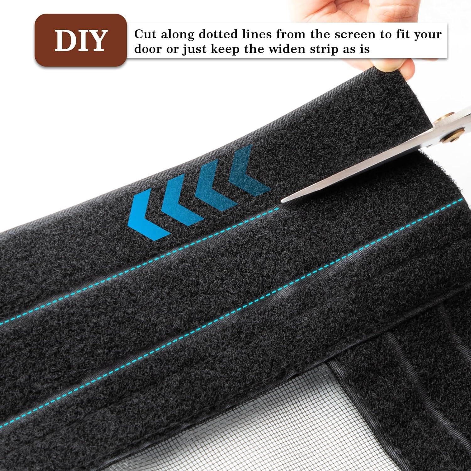 Yotache Puerta Pantalla Magnética Ajustable 73-83 cm x 200-205 cm