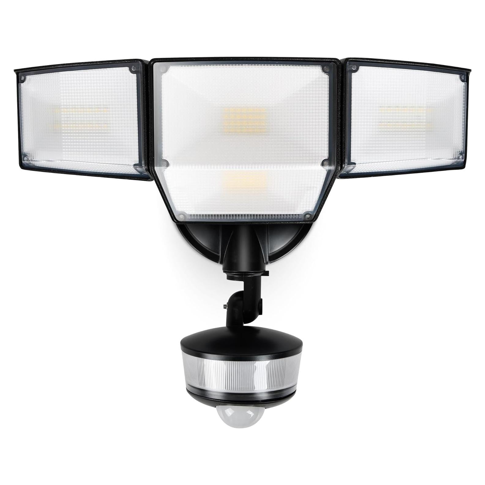 Proyector LED de Seguridad LUTEC 84W 9500LM con Sensor Movimiento