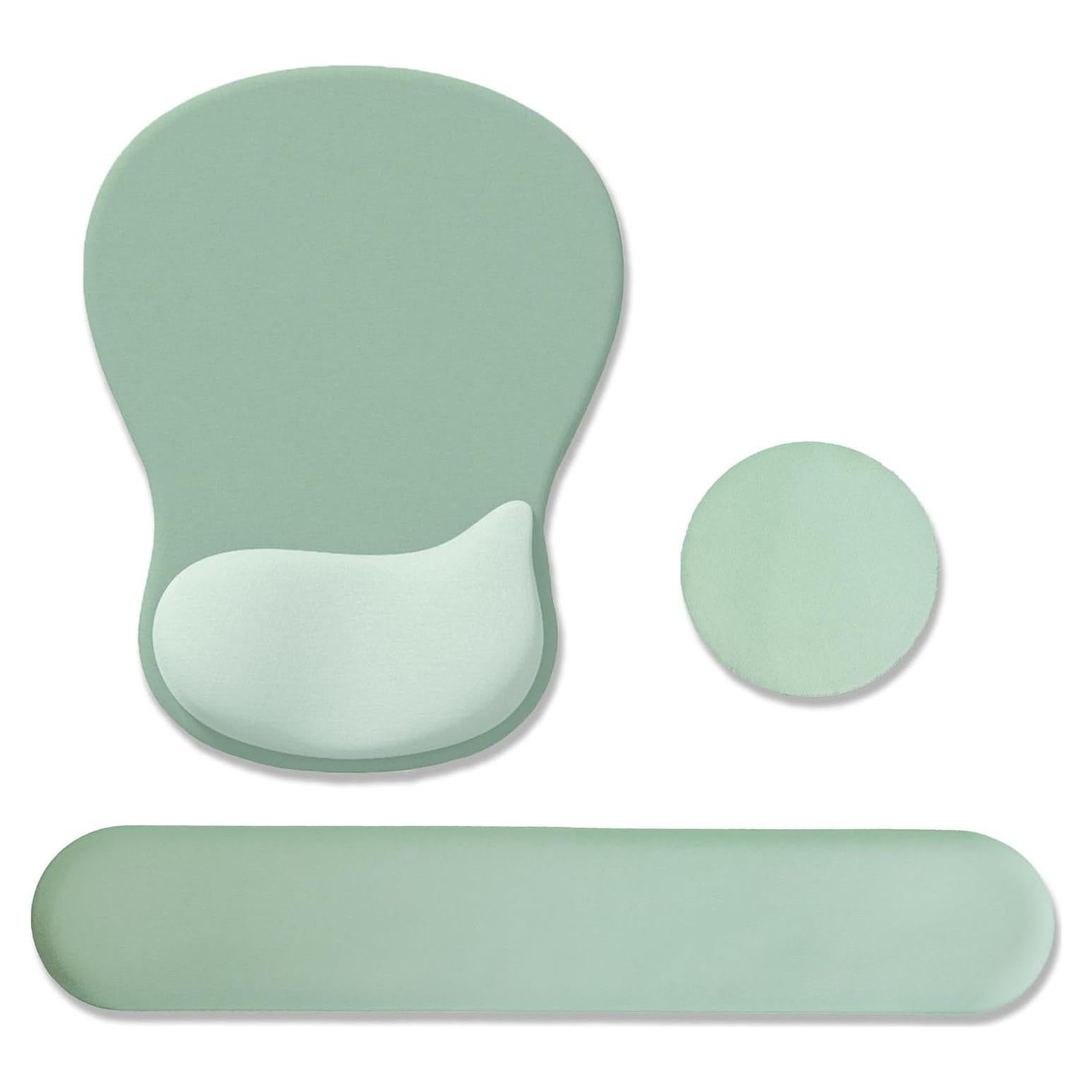 Alfombrilla de Ratón Ergonómica NEENALO con Reposamuñecas Verde