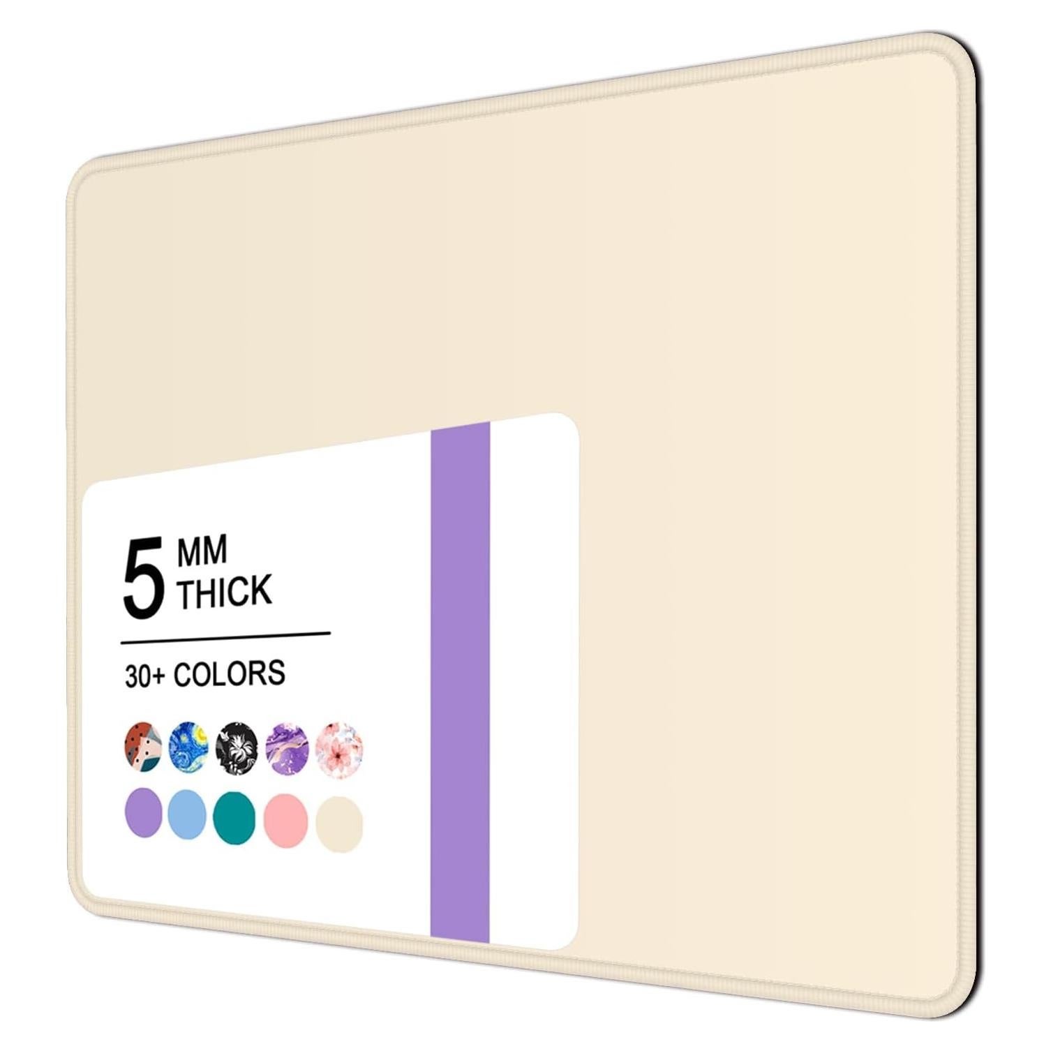 Alfombrilla de Ratón Niniubye ZM25x20-Apricot 5mm Antideslizante