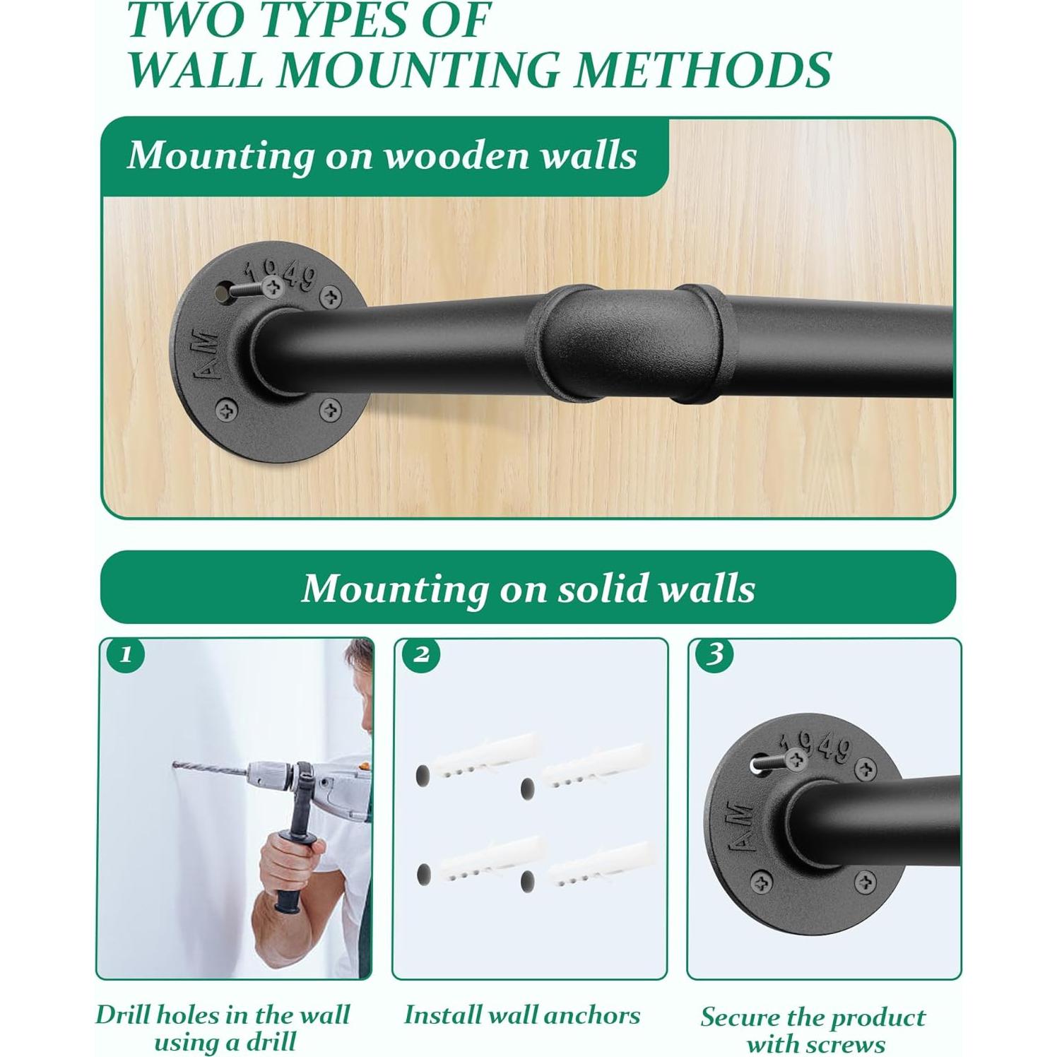 Soporte para Plantas SOFITORG 97 cm Metal Negro con 3 Cadenas