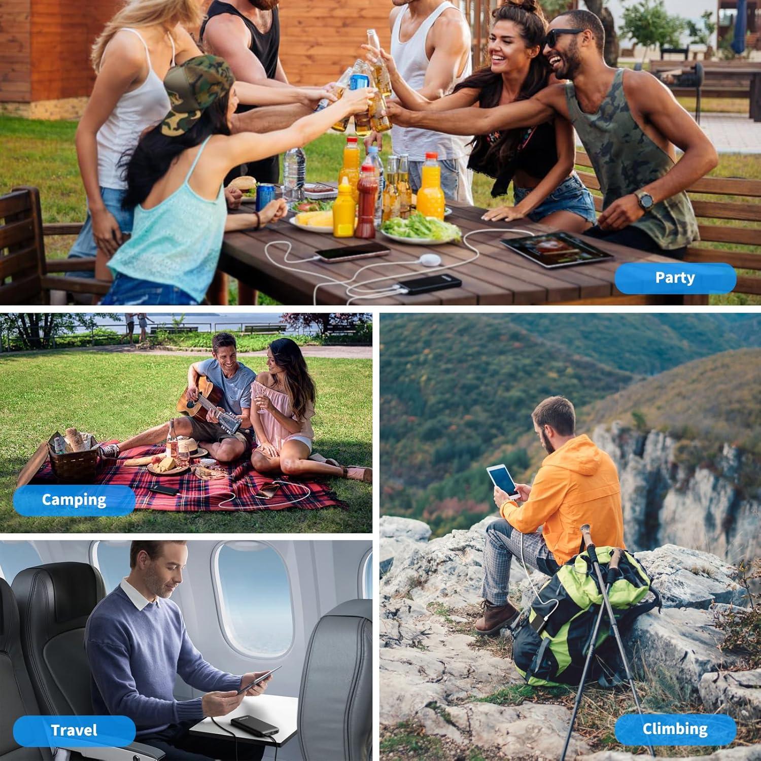 Cargador Portátil Evopow 10000mAh Carga Rápida USB-C