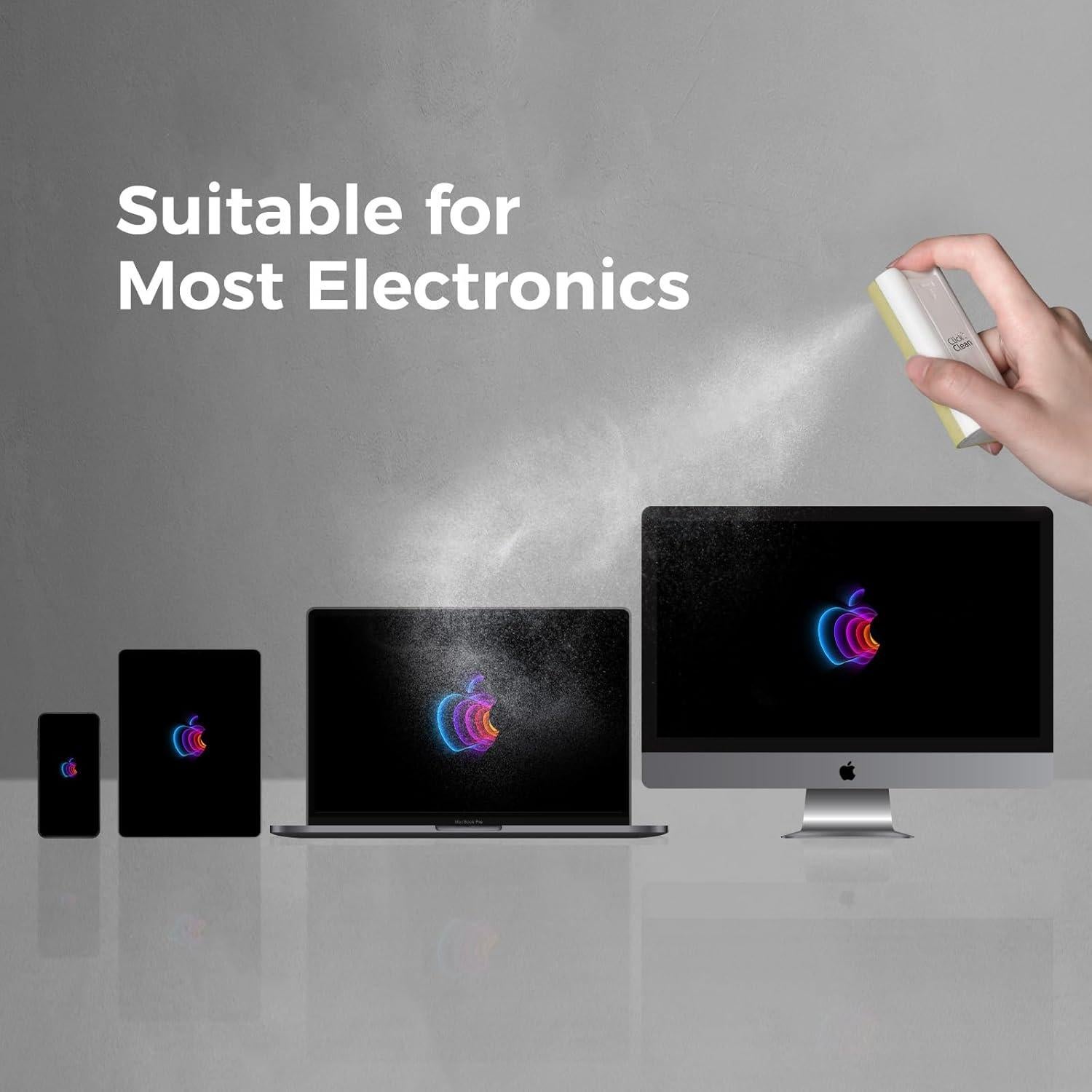 CLICK CLEAN Limpiador de Pantallas Táctiles Spray 119g con Soporte