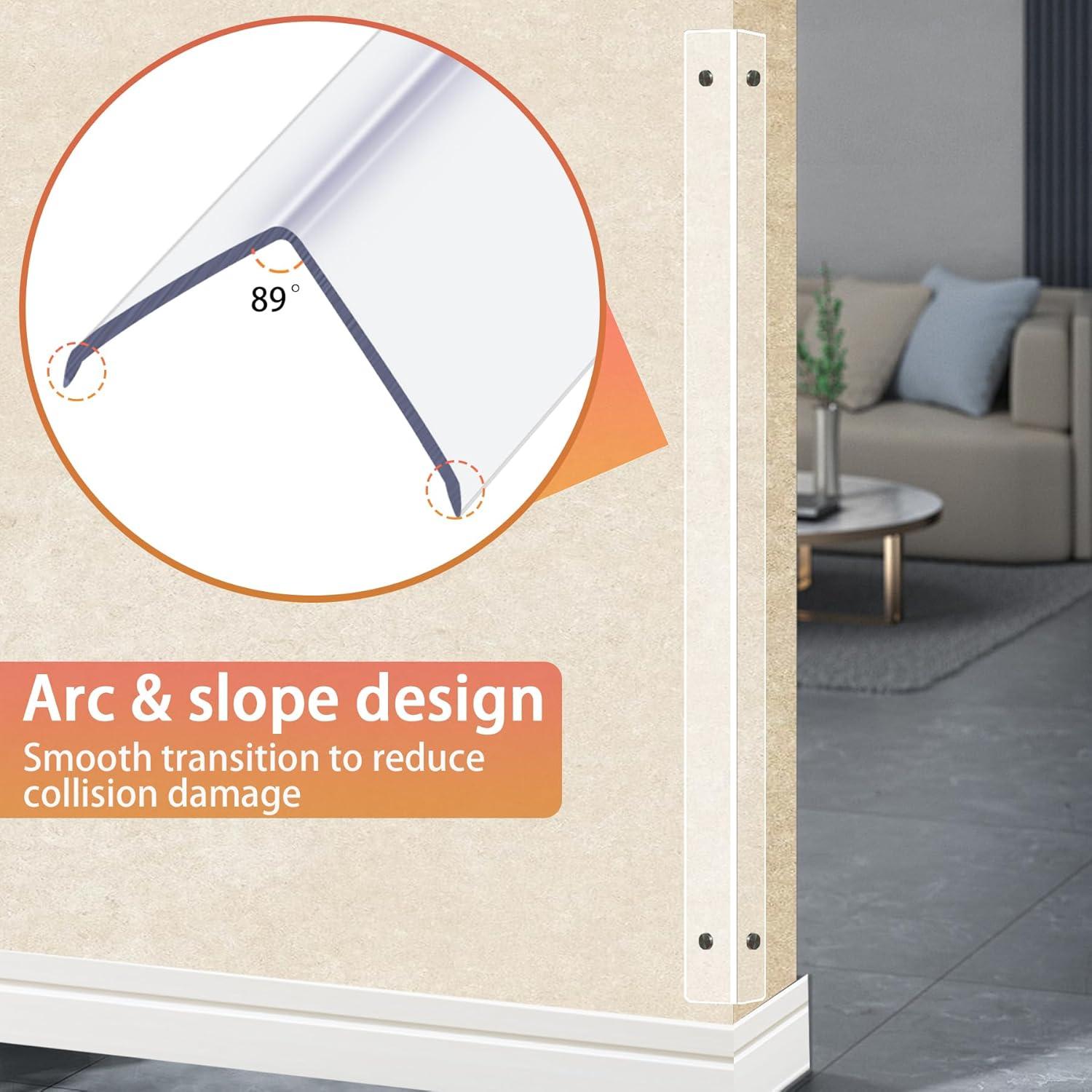 Protectores de Esquinas Transparentes QDYMXUN 100cm x 5cm