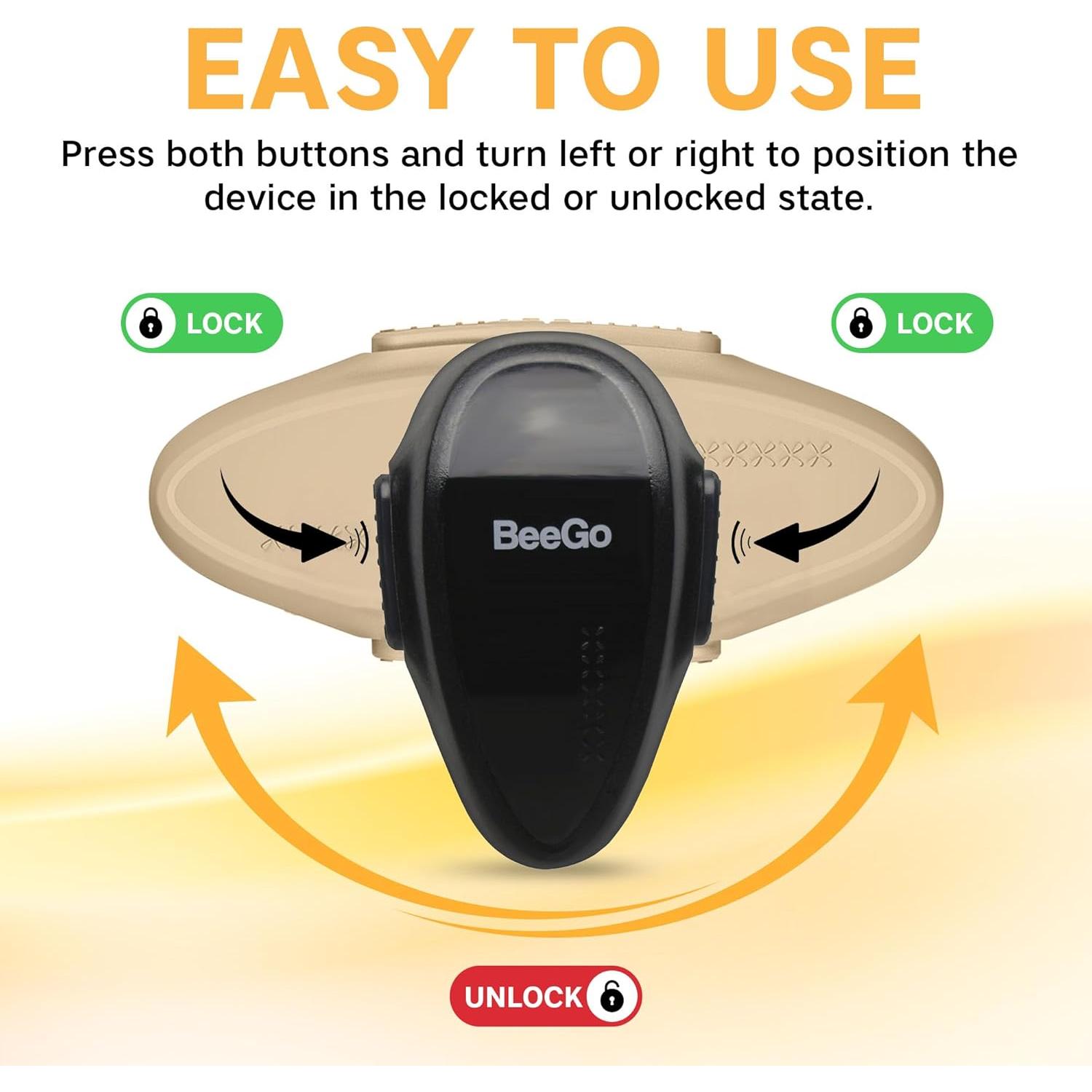 BeeGo Cerradura de Seguridad para Horno Negro - Adhesivo 3M VHB