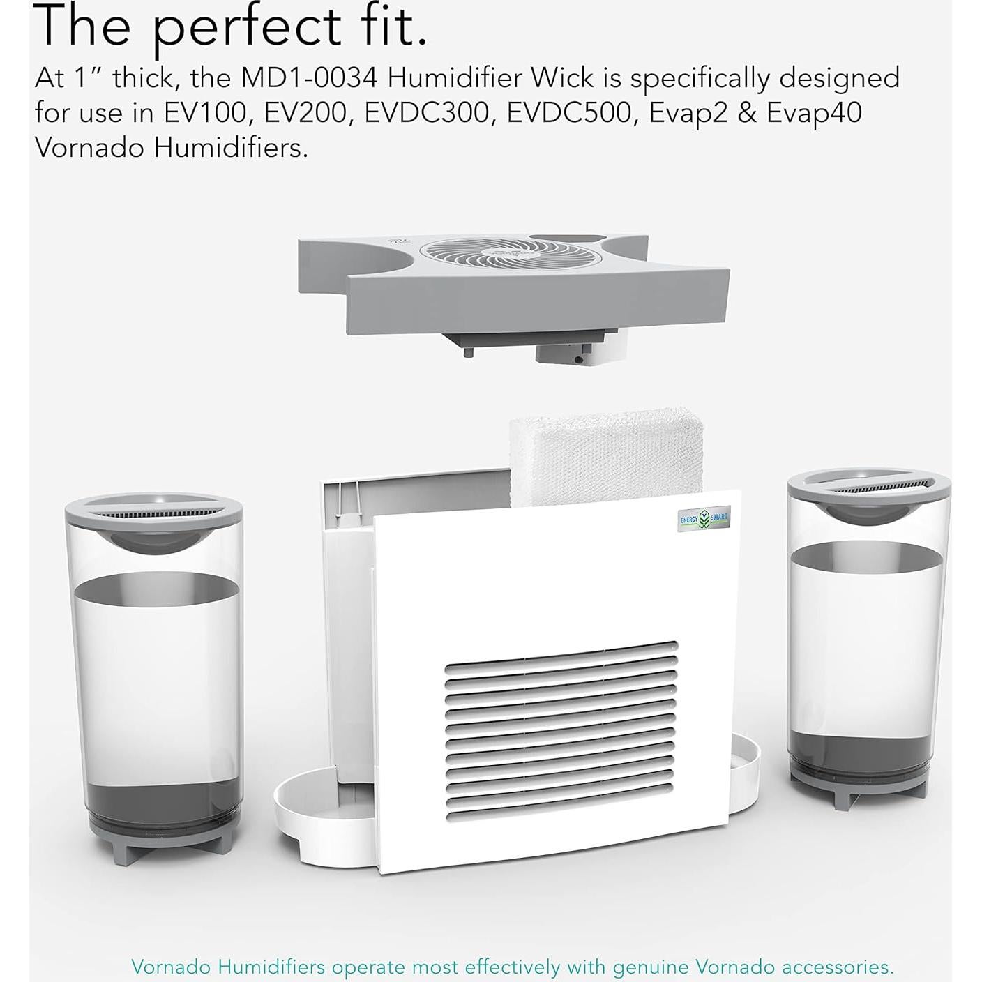 Filtro de Humidificador Vornado MD1-0034 - Paquete de 2