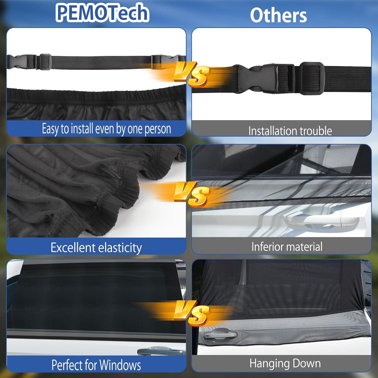 Sombrillas para Ventanas de Automóvil PEMOTech PMEO113-0091