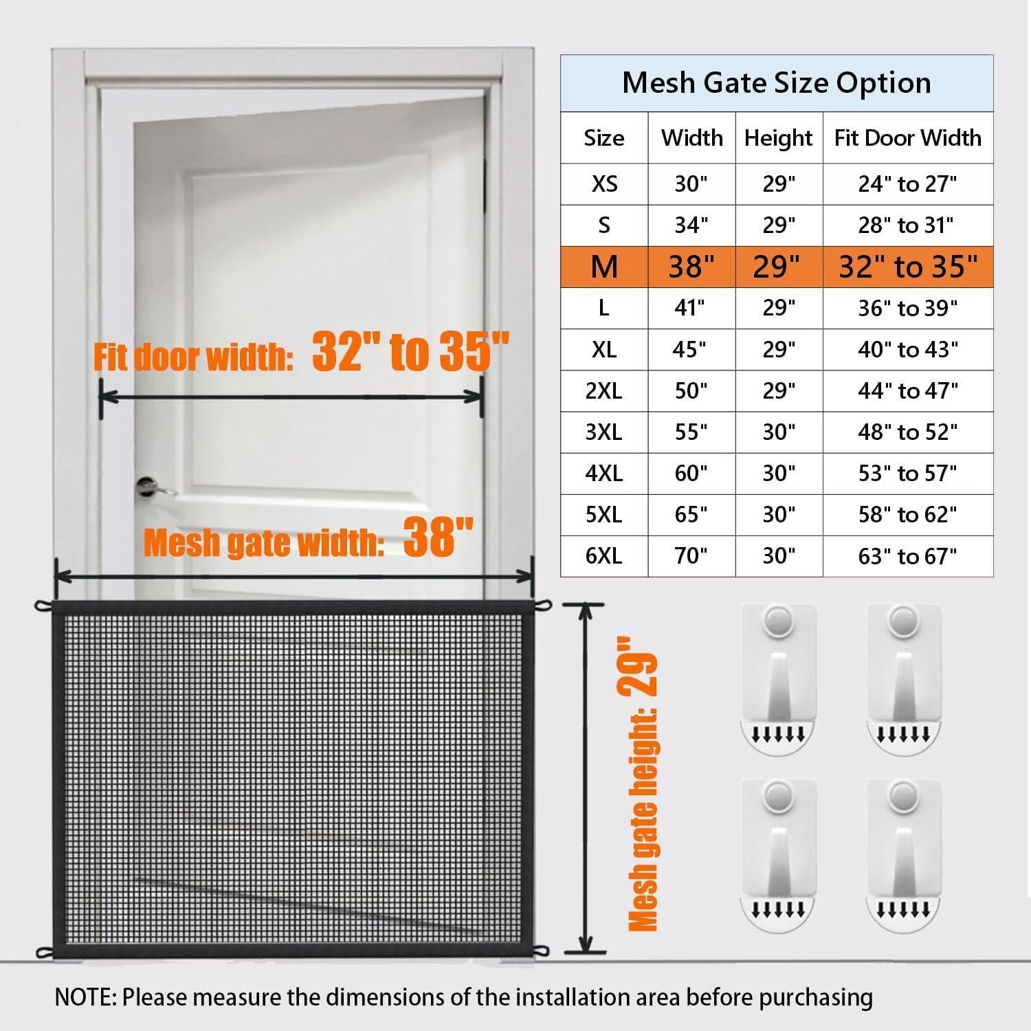 Puerta de Malla para Perros Cupount 73,66x96,52 cm