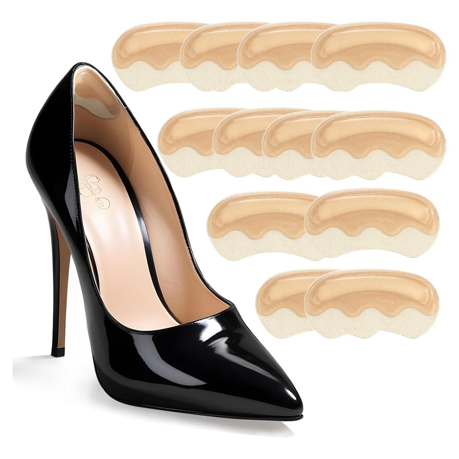 Almohadillas para Talones Welnove - 6 Pares Beige para Zapatos