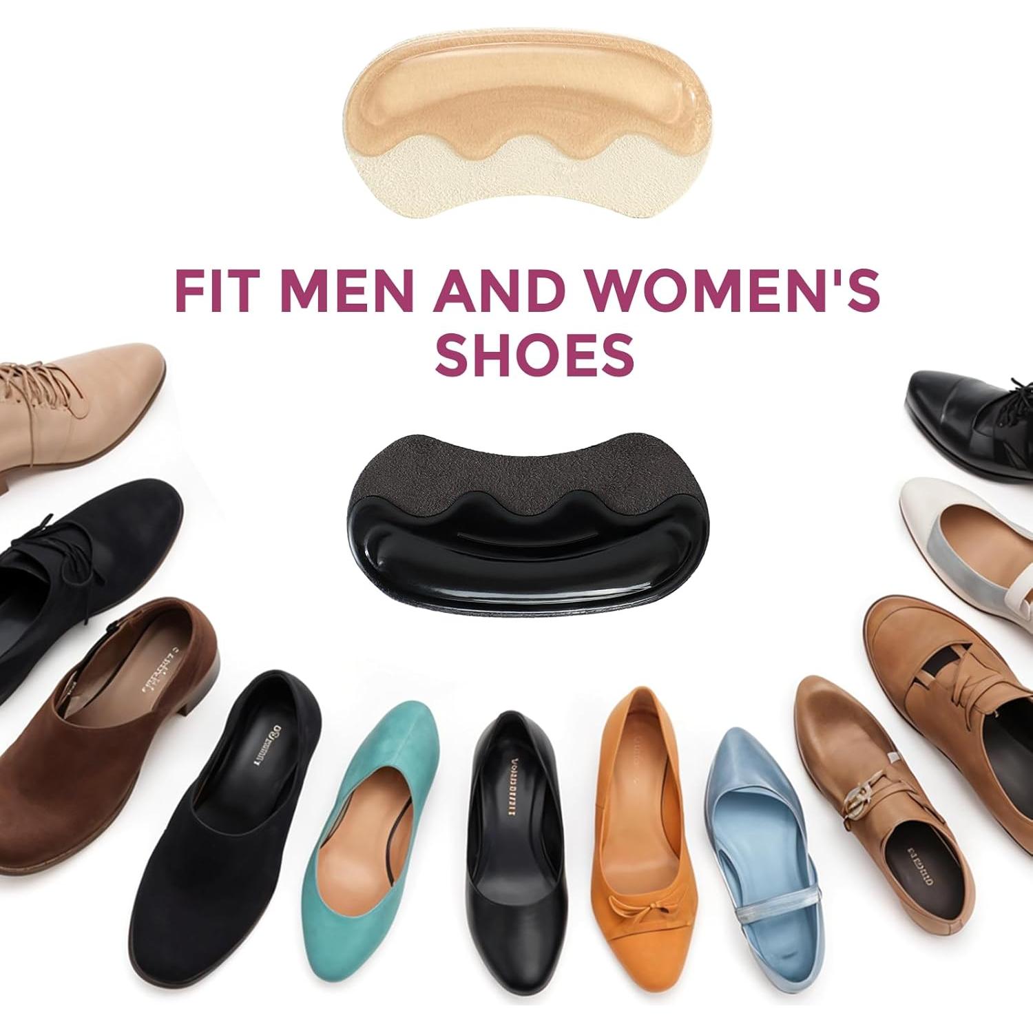 Almohadillas para Talones Welnove - 6 Pares Beige para Zapatos