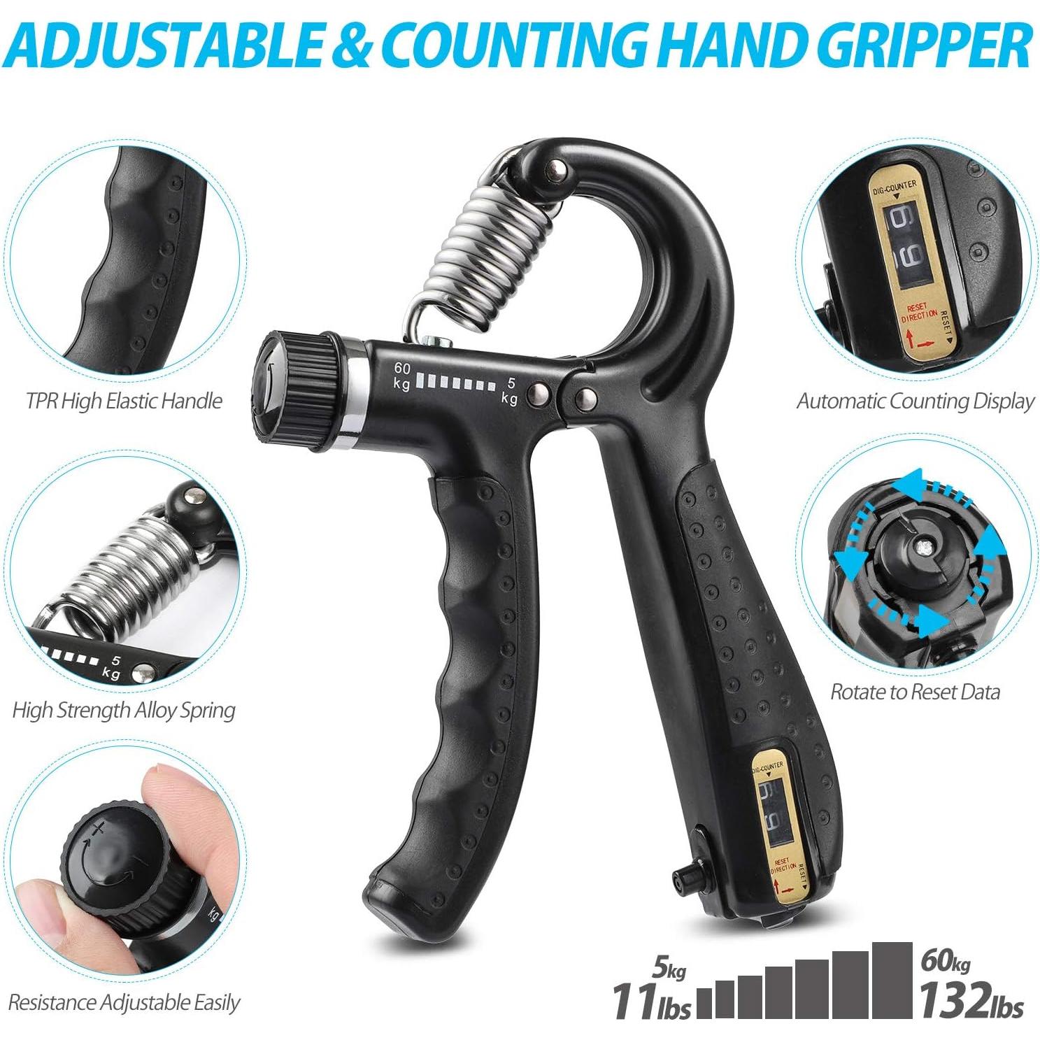 Kit de Fortalecedor de Agarre de Mano NIYIKOW - 5 Piezas