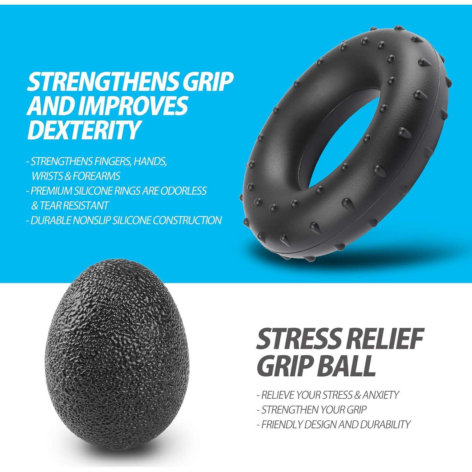 Kit de Fortalecedor de Agarre de Mano NIYIKOW - 5 Piezas