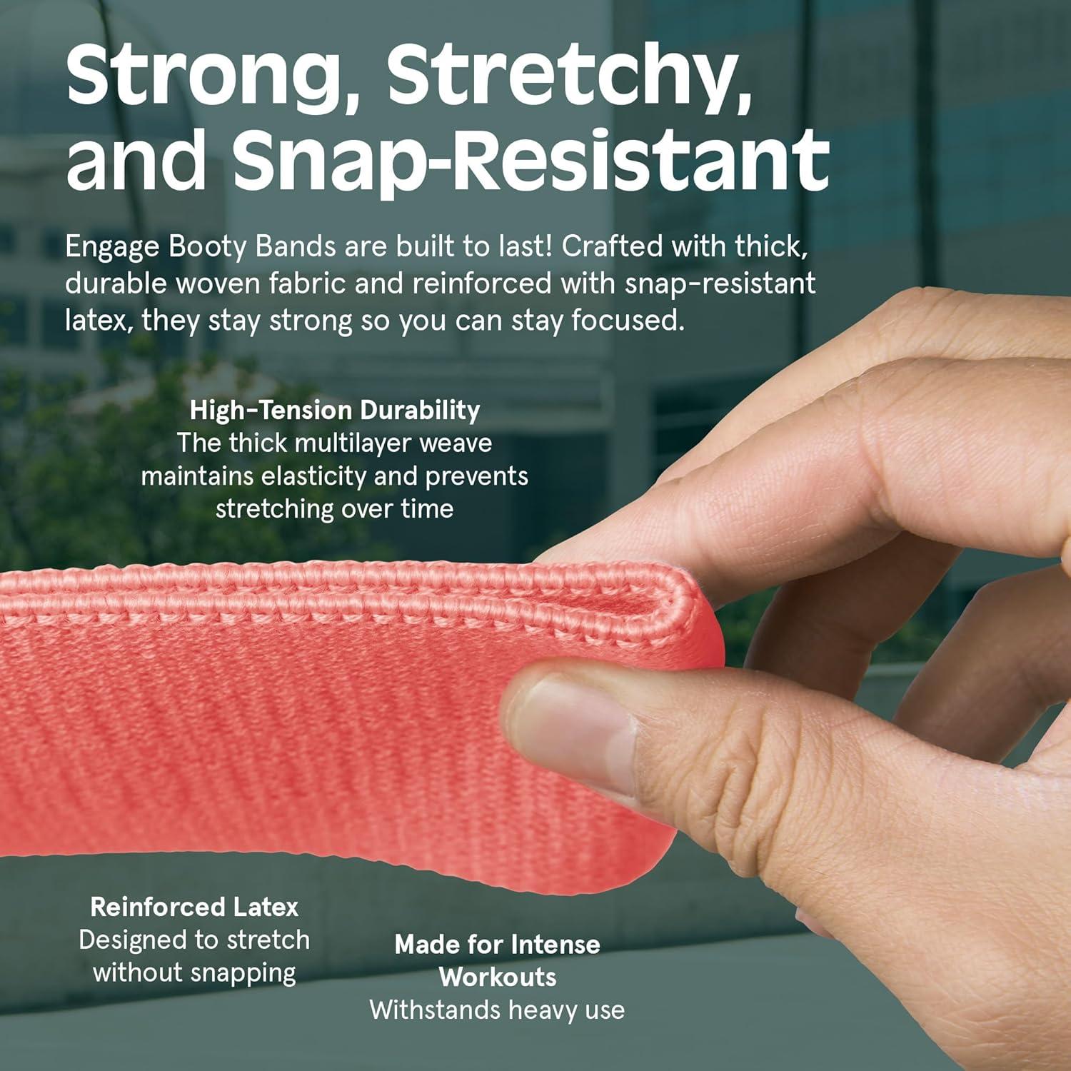 Bandas de Resistencia para Glúteos Retrospec - 3 Niveles