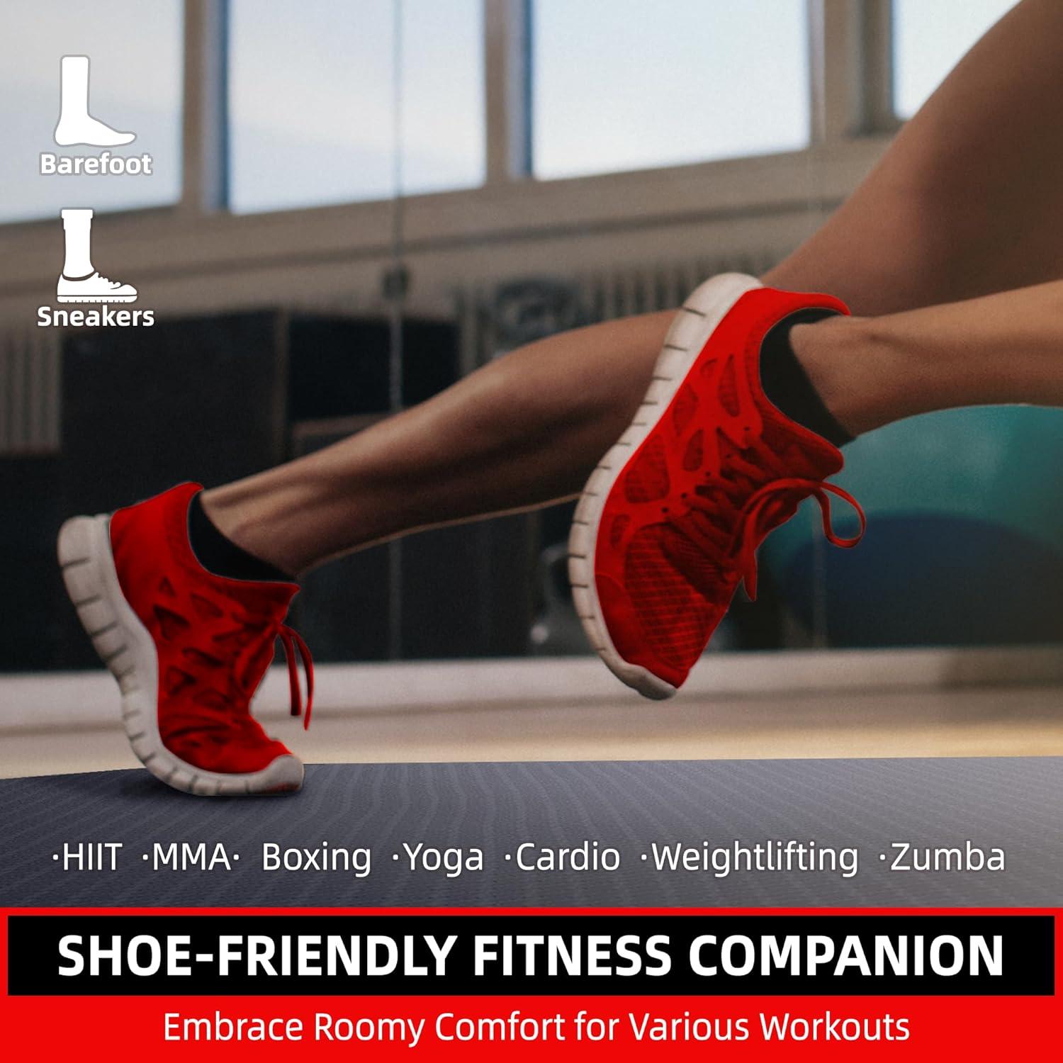 Alfombrilla de Ejercicio GymCope 2.13m x 1.52m Gris 7mm