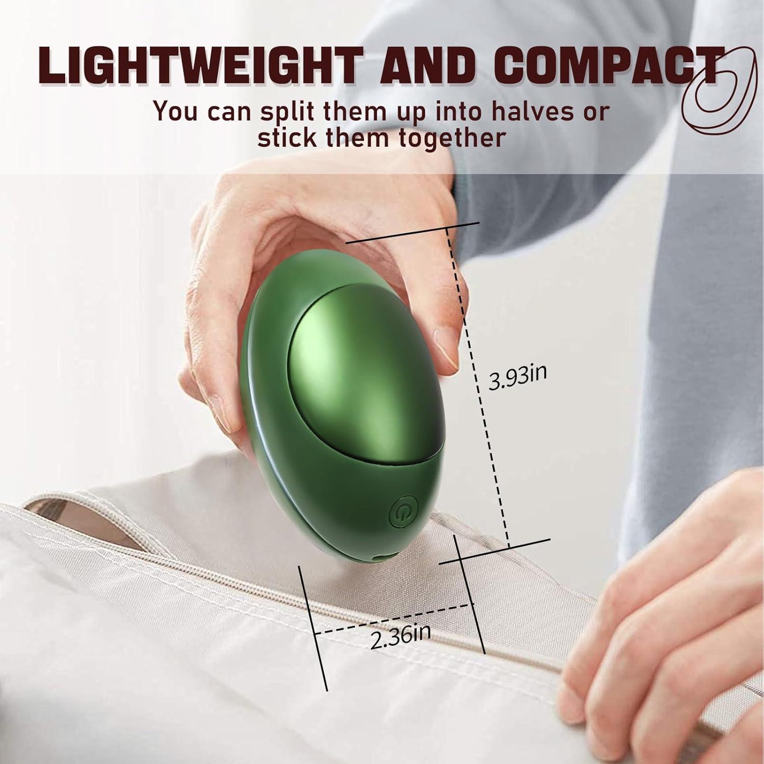 Calentadores de Manos Recargables Adius Aguacate 5000mAh 2 Piezas