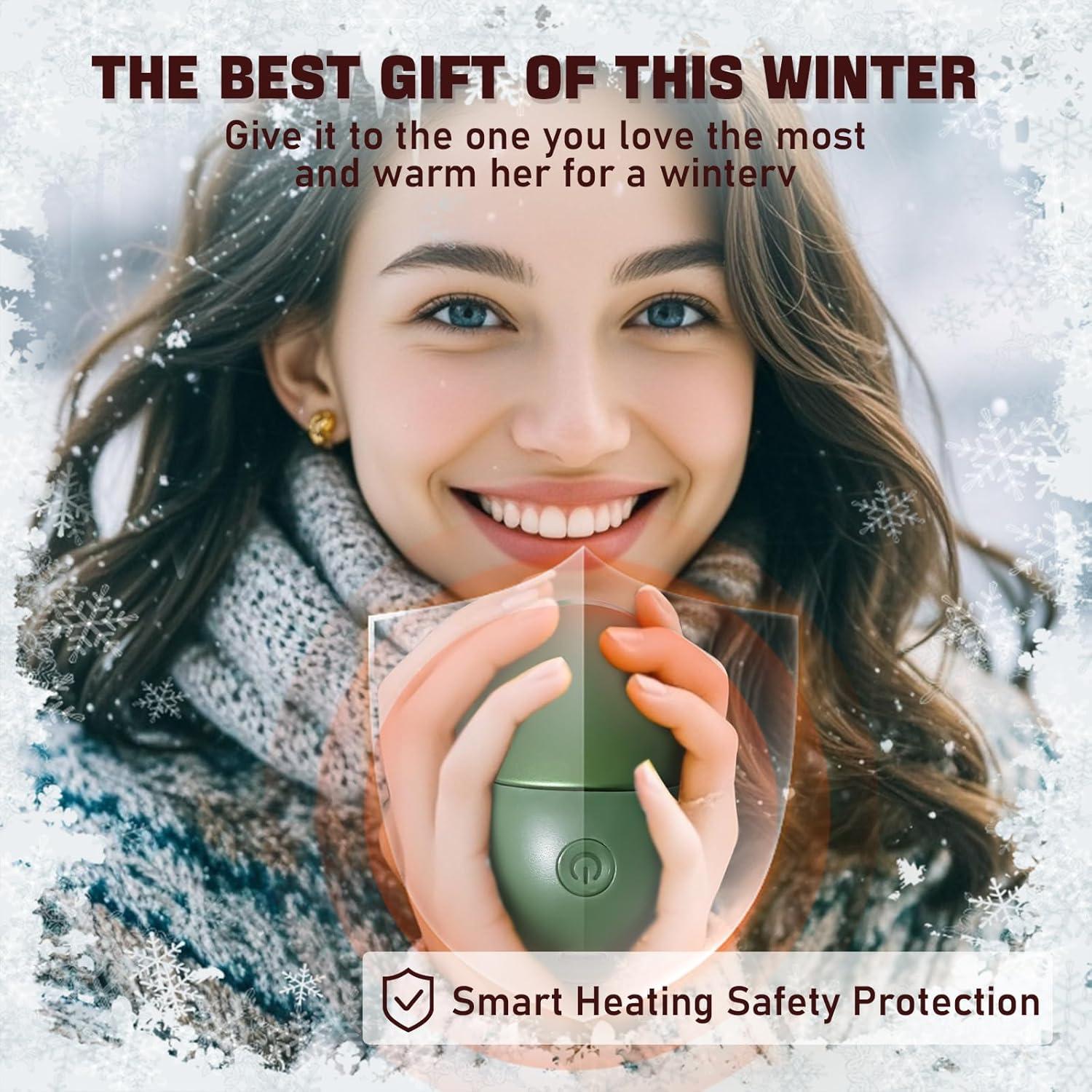 Calentadores de Manos Recargables Adius Aguacate 5000mAh 2 Piezas