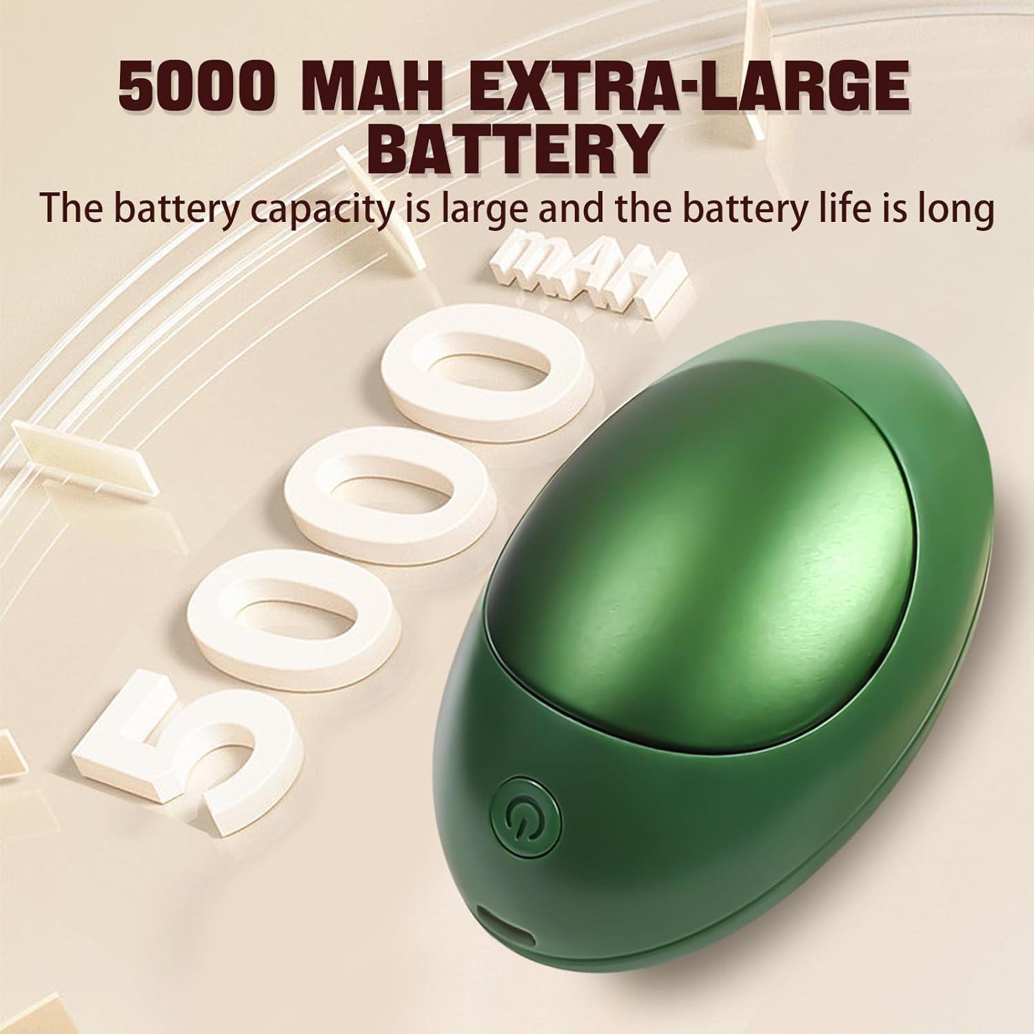 Calentadores de Manos Recargables Adius Aguacate 5000mAh 2 Piezas