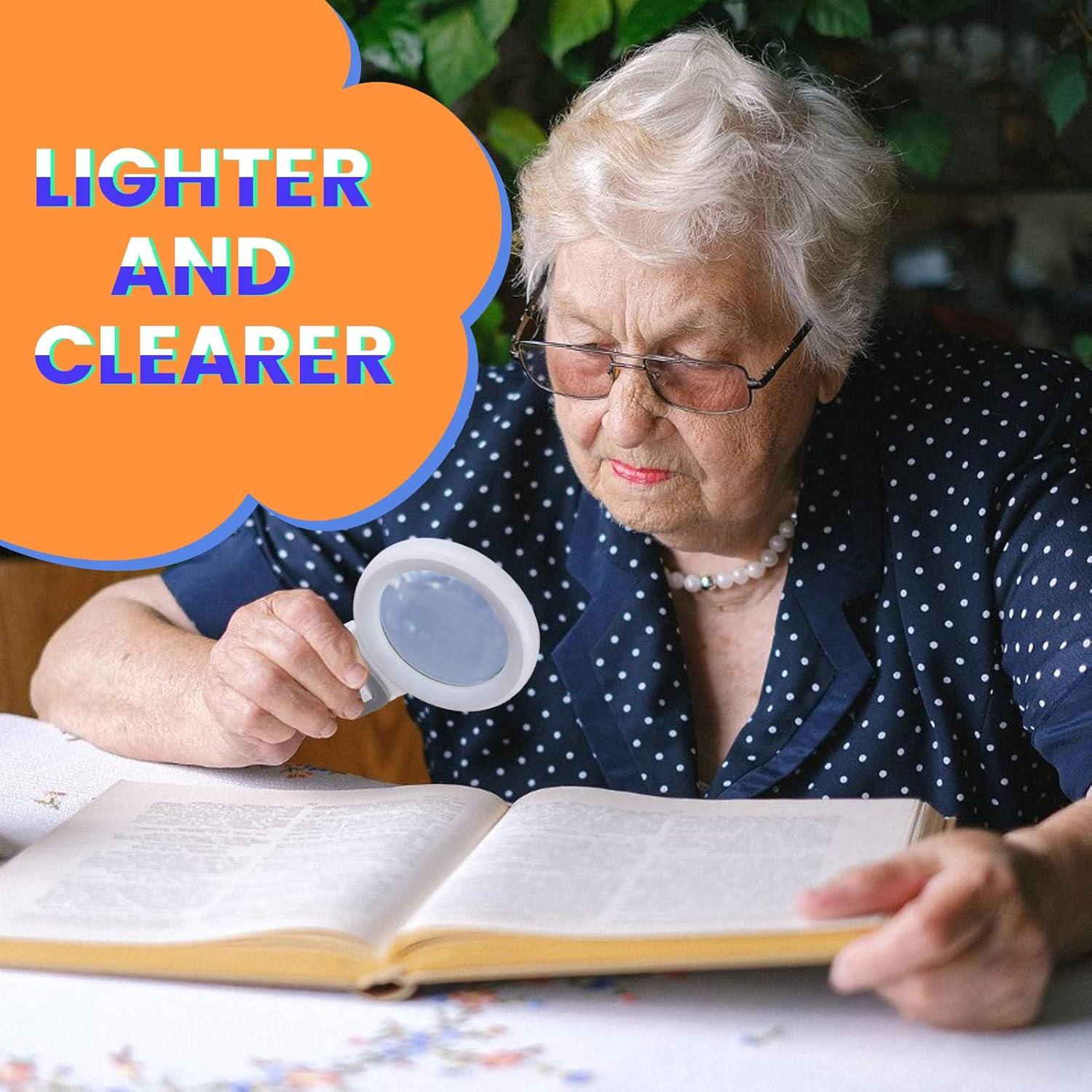 Lupa Iluminada AIXPI con Soporte Plegable y 18 LEDs