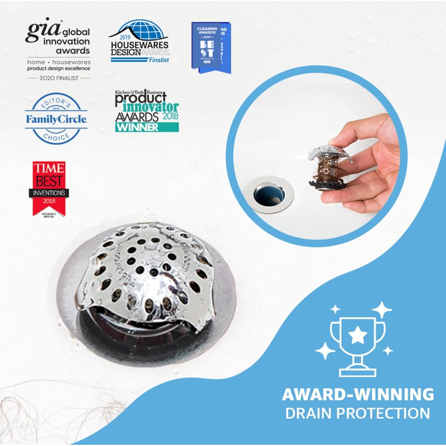 SinkShroom Ultra Drenaje Lavabo Acero Inoxidable 5,08 cm