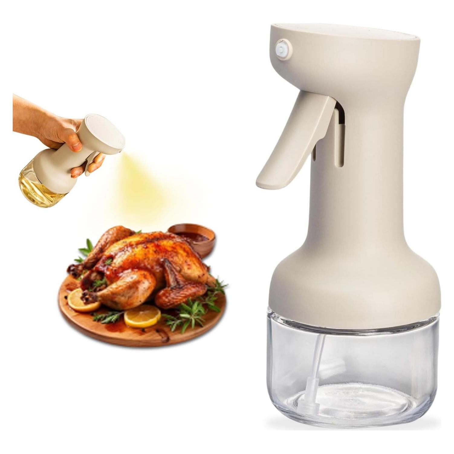 Pulverizador de Aceite MDZF SWEET HOME 280ml Vidrio Blanco