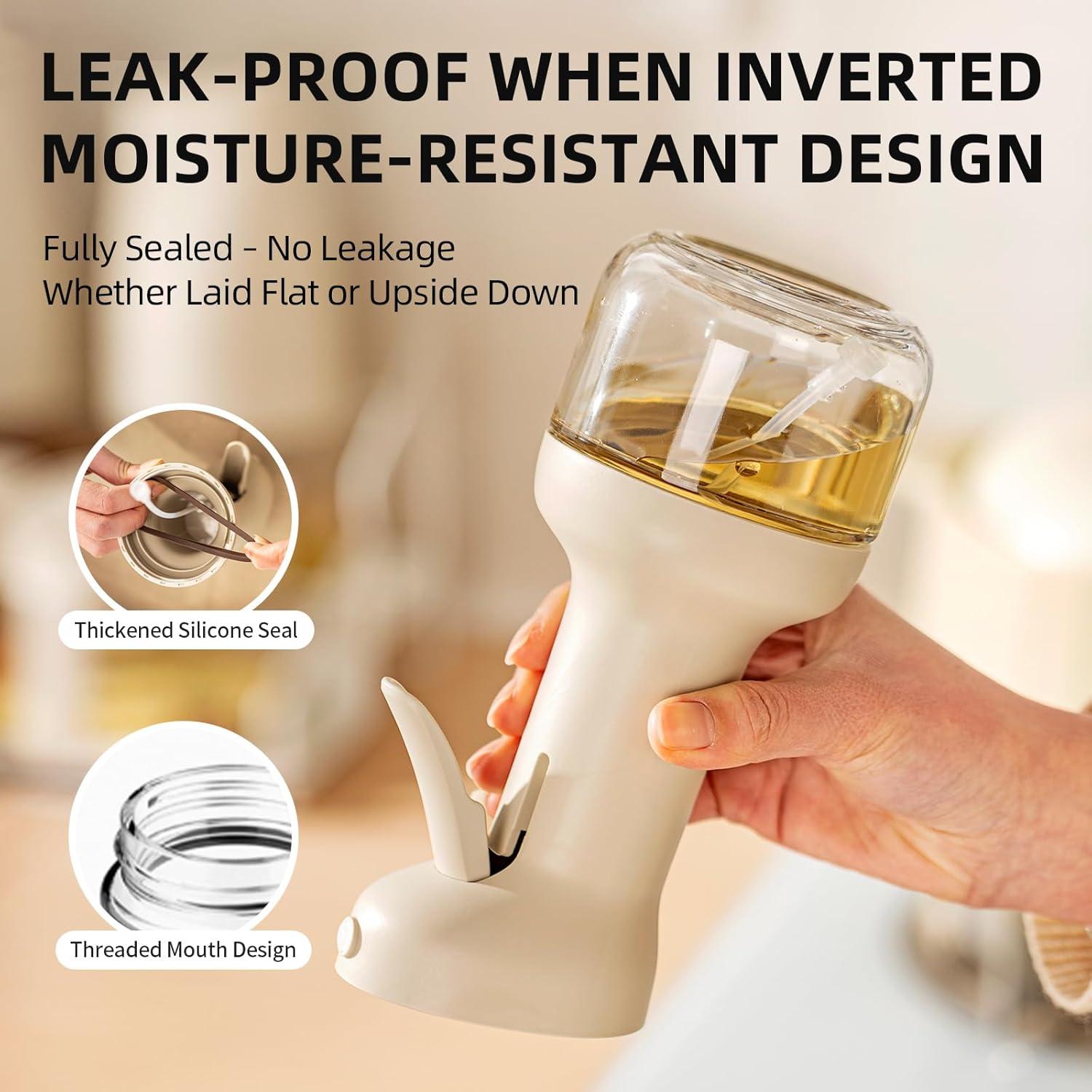 Pulverizador de Aceite MDZF SWEET HOME 280ml Vidrio Blanco