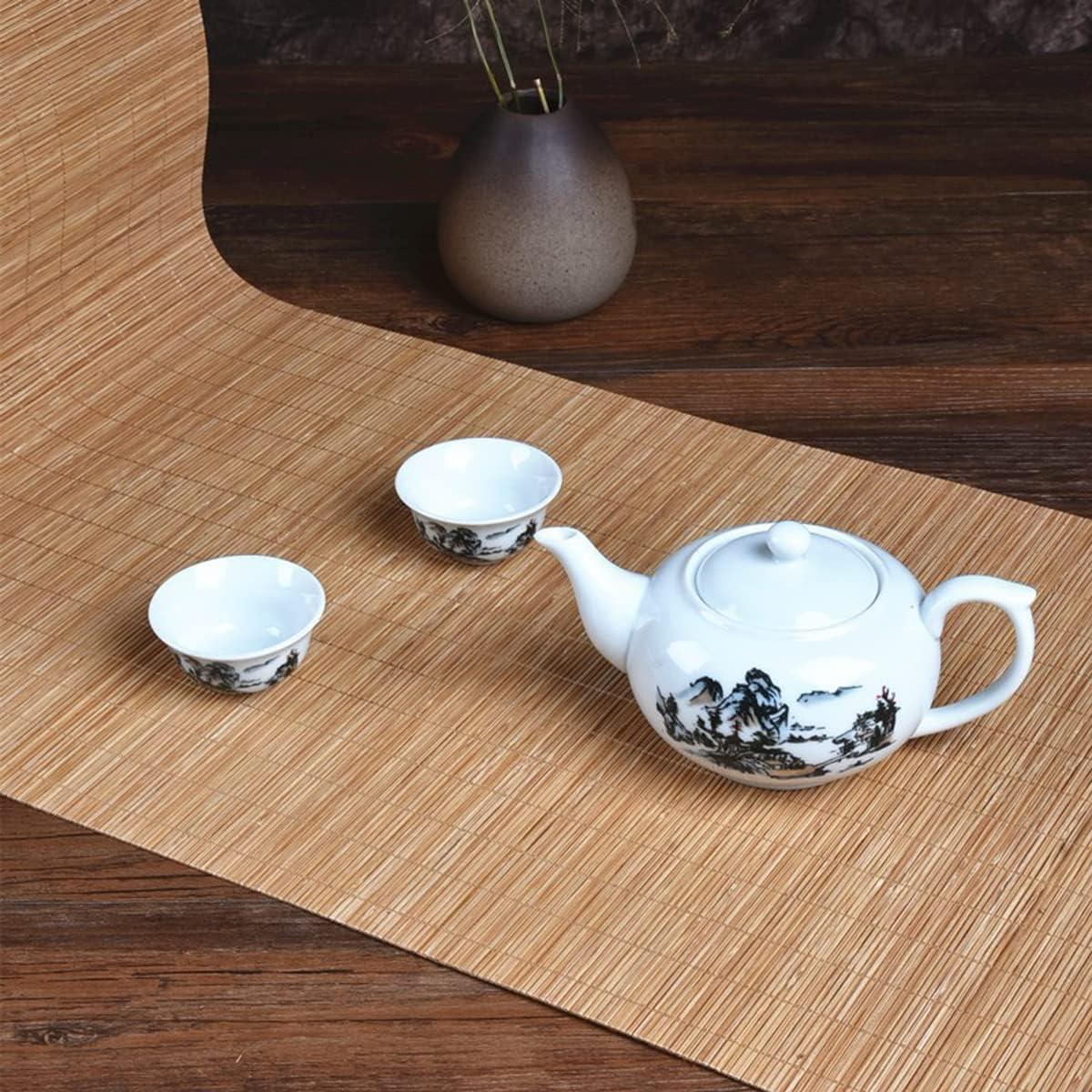 Camino de Mesa de Bambú 20cm x 1m Homeemoh - Resistente al Calor