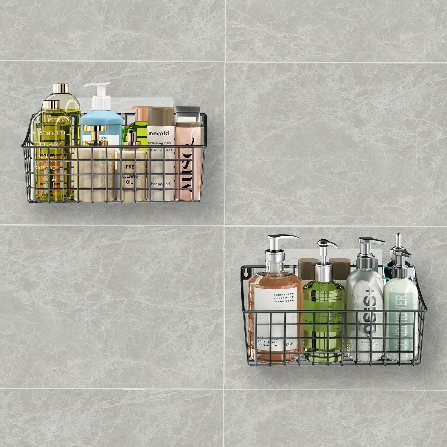 Cestas de Alambre Colgantes Sonyabecca - 2 Unidades con Ganchos