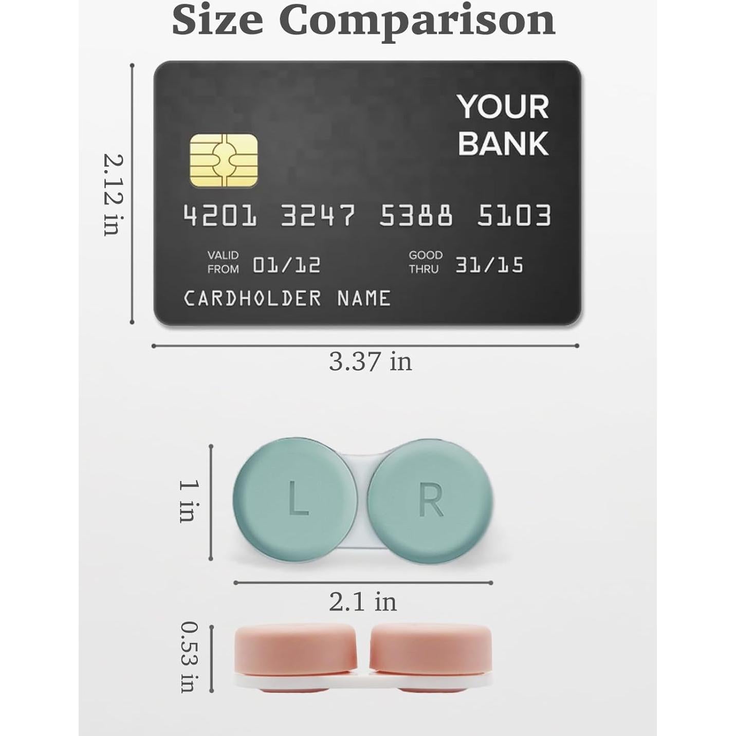 Estuche para Lentes de Contacto 6 Piezas con Herramientas