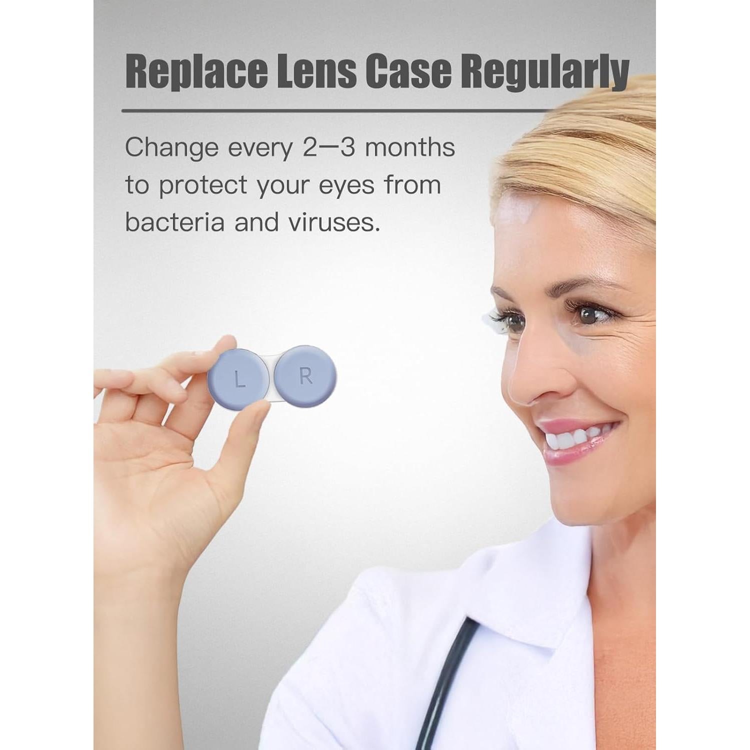 Estuche para Lentes de Contacto 6 Piezas con Herramientas