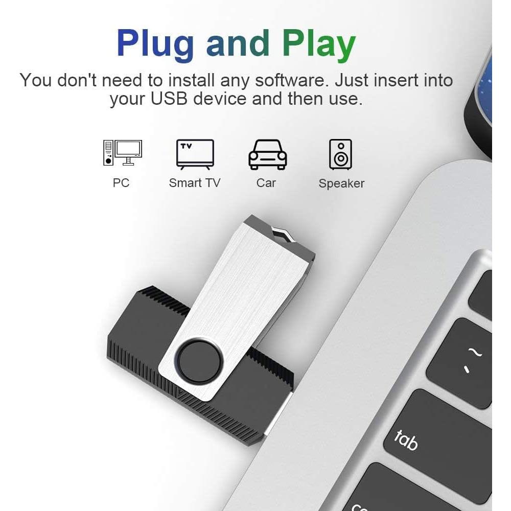 Paquete de 50 Unidades Flash USB 4GB Aiibe Negro