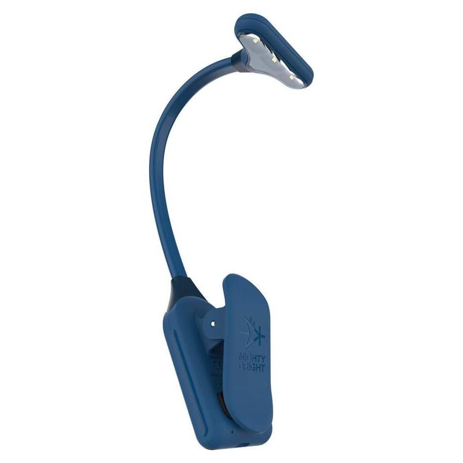 Luz de Libro Mighty Bright NuFlex LED Cálido Clip-On Azul